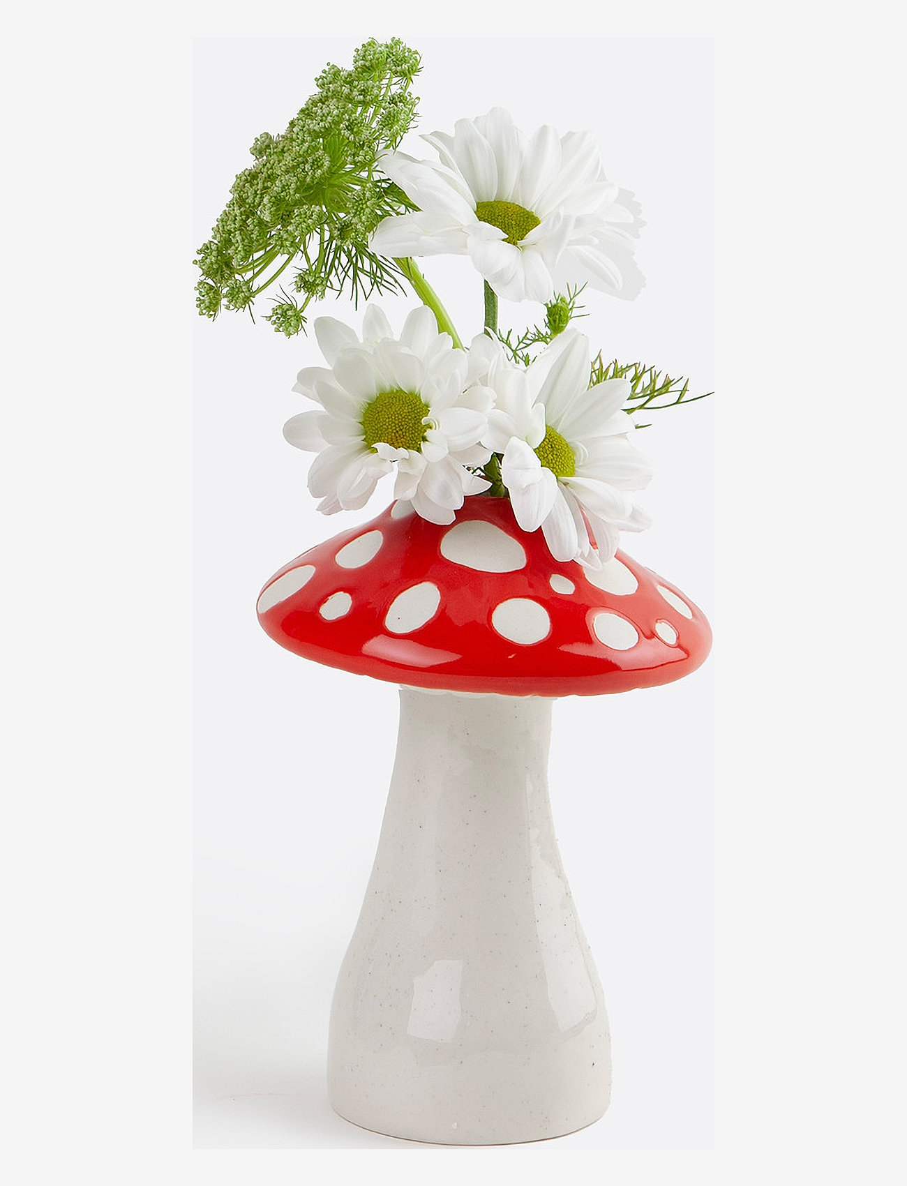 DOIY - Vase - Amanita, Small - red / white - 1