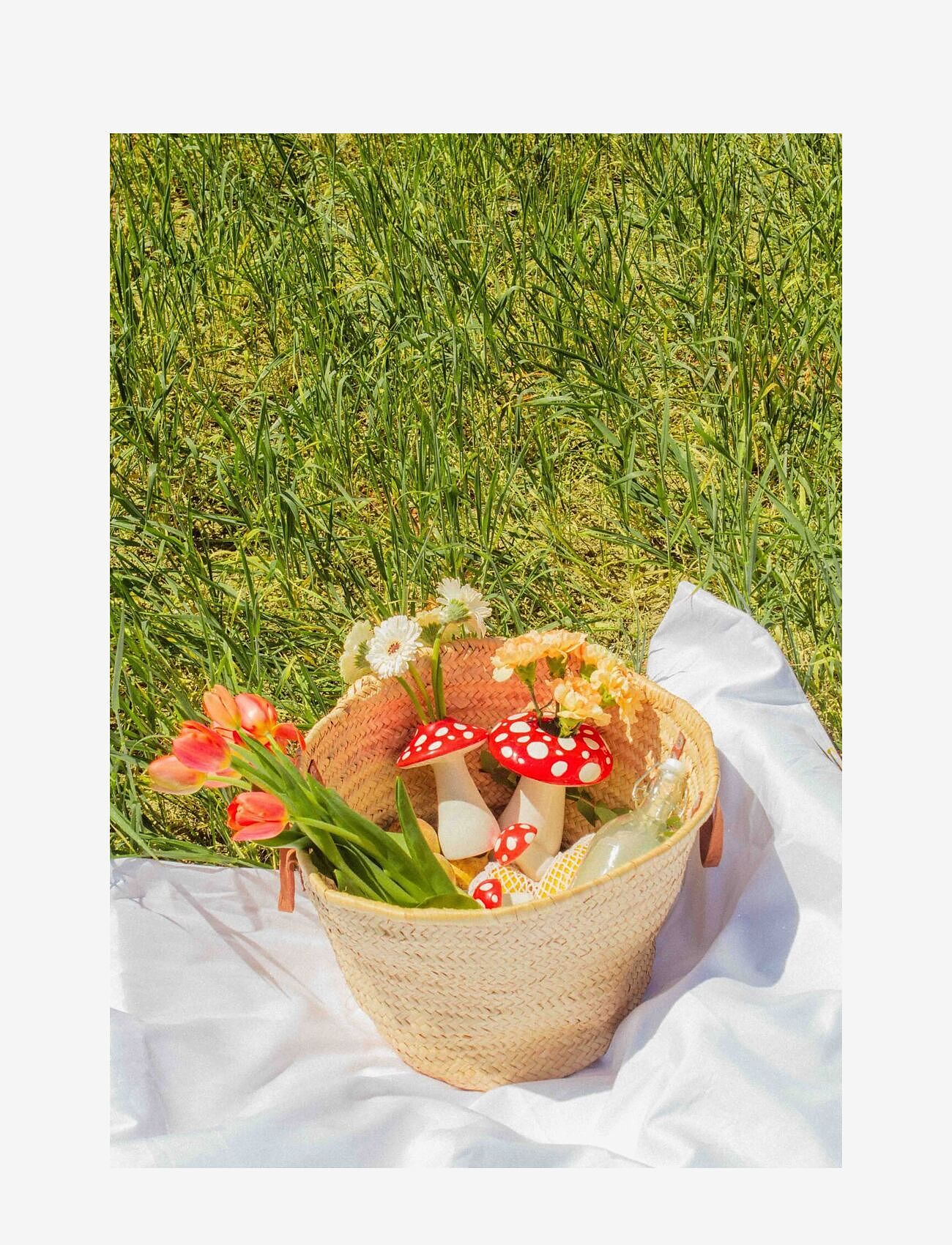 DOIY - Vase - Amanita, Small - red / white - 3