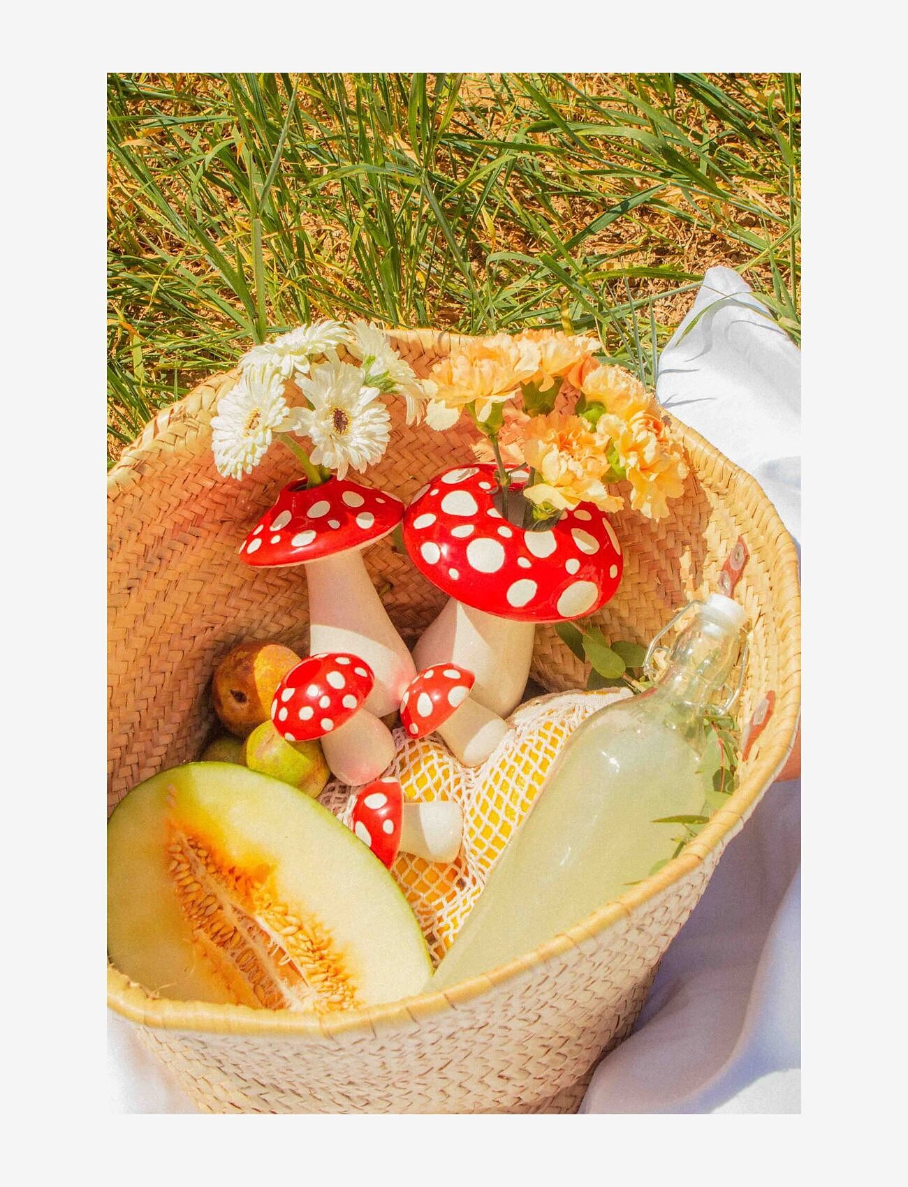DOIY - Vase - Amanita, Small - red / white - 4