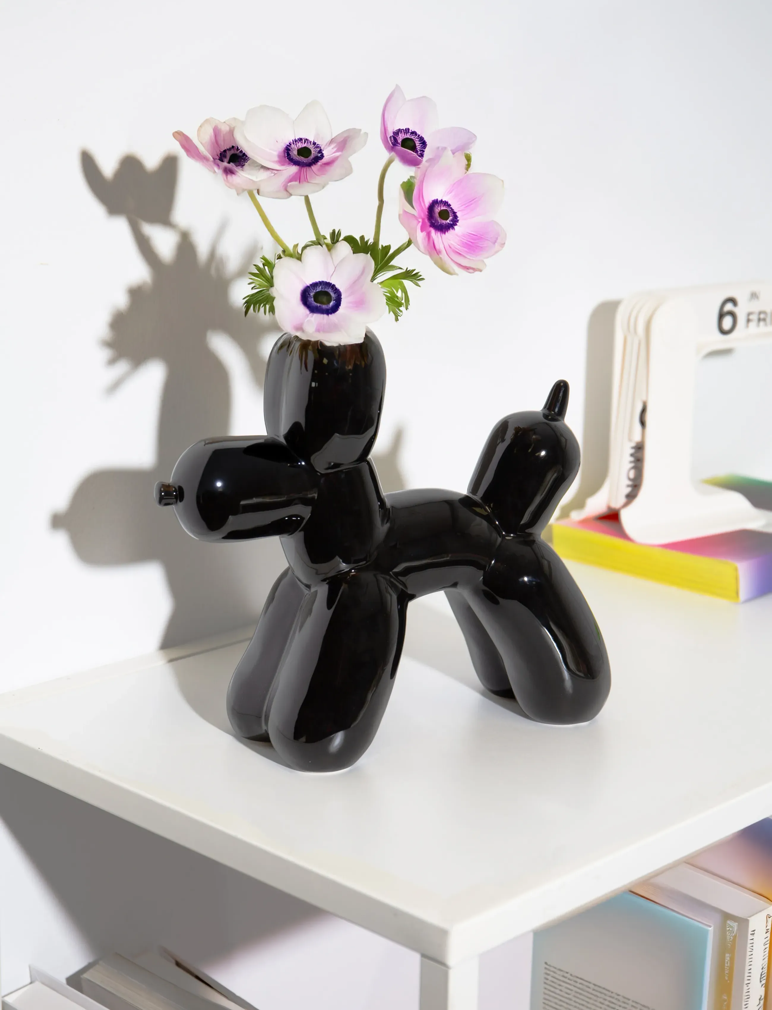 DOIY Vase - Bobby, H21 cm, Black, Vases > Other Vases, Unisex