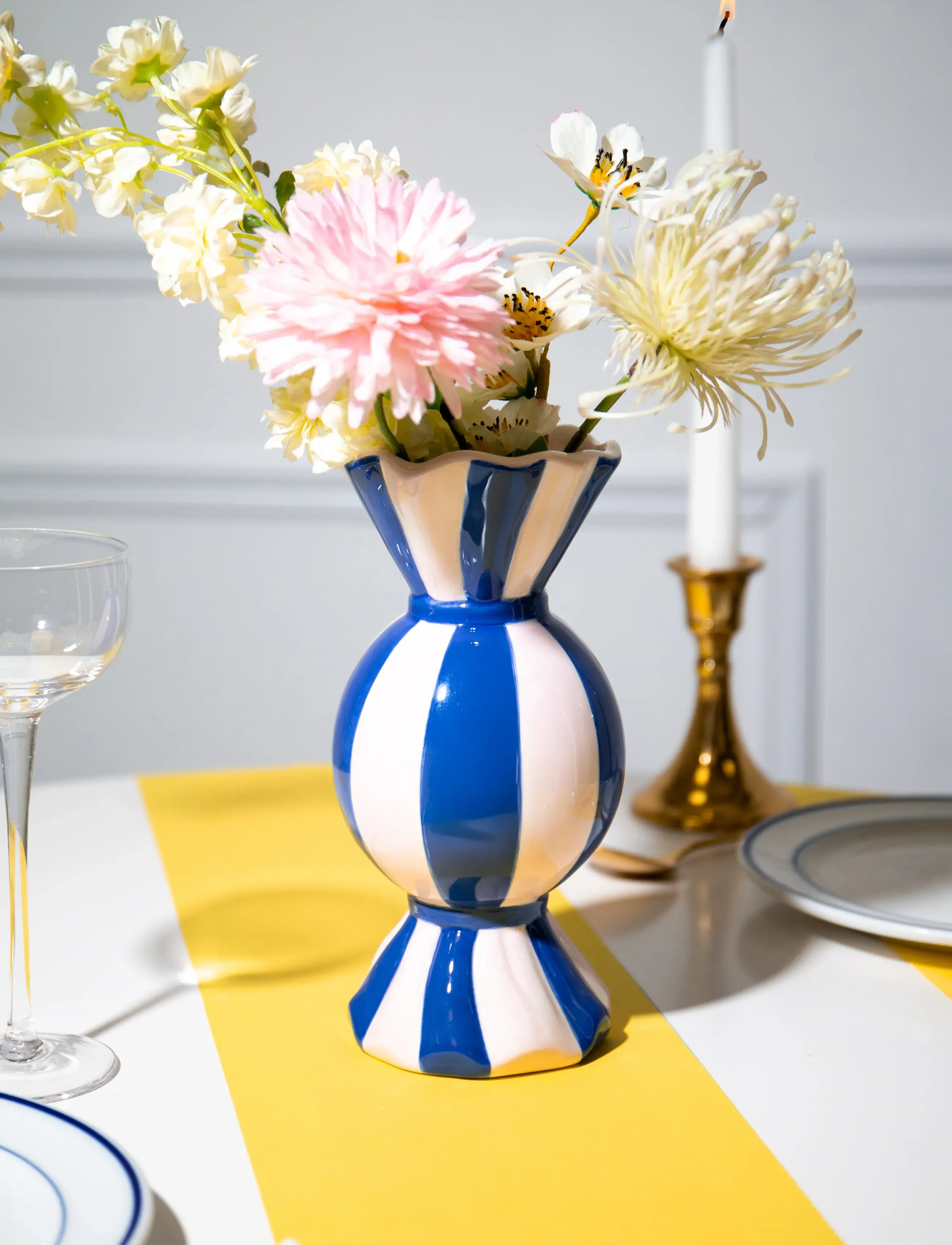 DOIY Vase - Funfair, H20 cm, Pink, Vases > Other Vases, Unisex