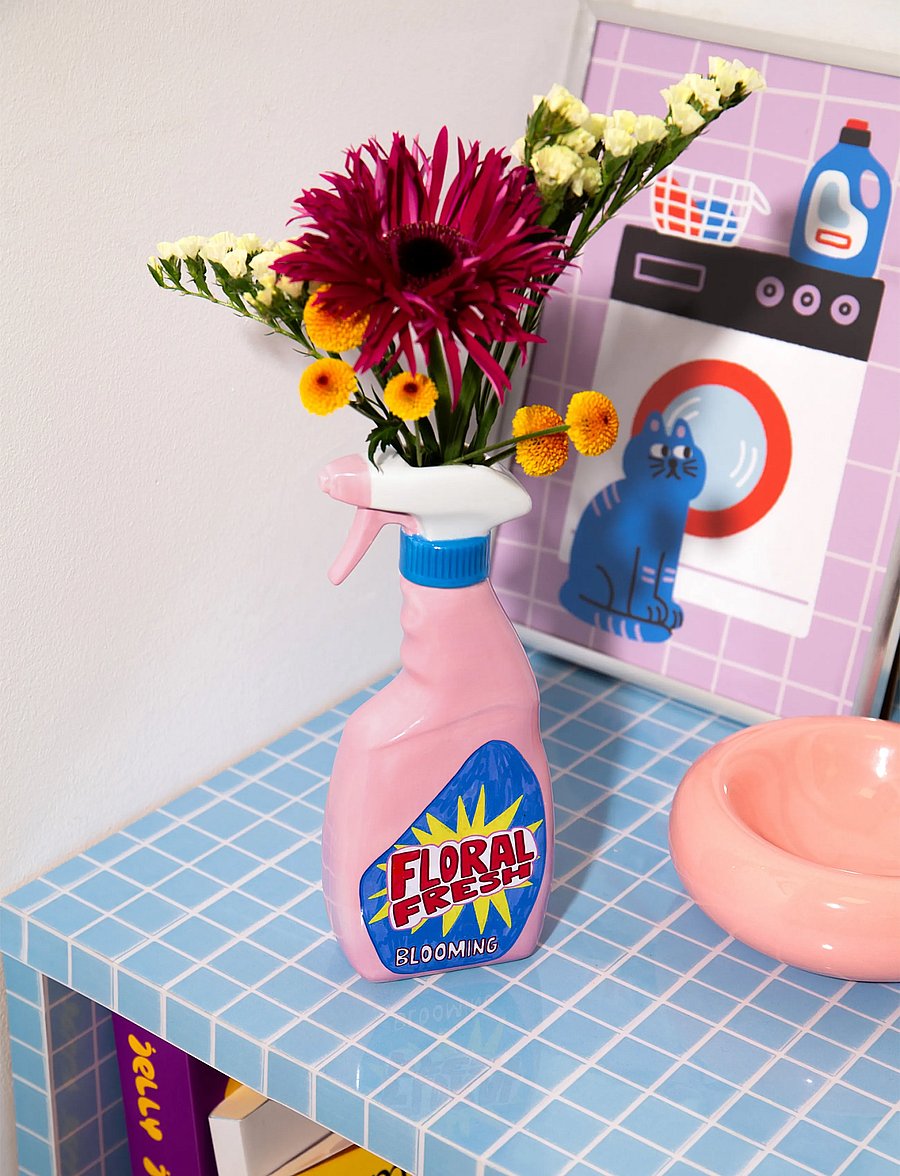 DOIY - Vase - Trashy - Freshup - vaasid - purple - 0