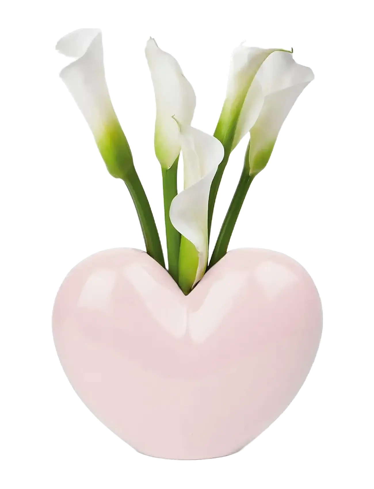 DOIY Vase - Love - Pink Pink - H:15.5CM - Unisex