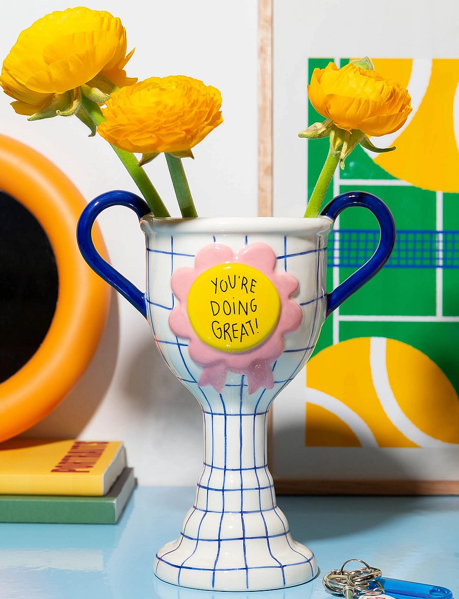 DOIY - Vase - Trophy - You're doing great - vaasid - white - 4