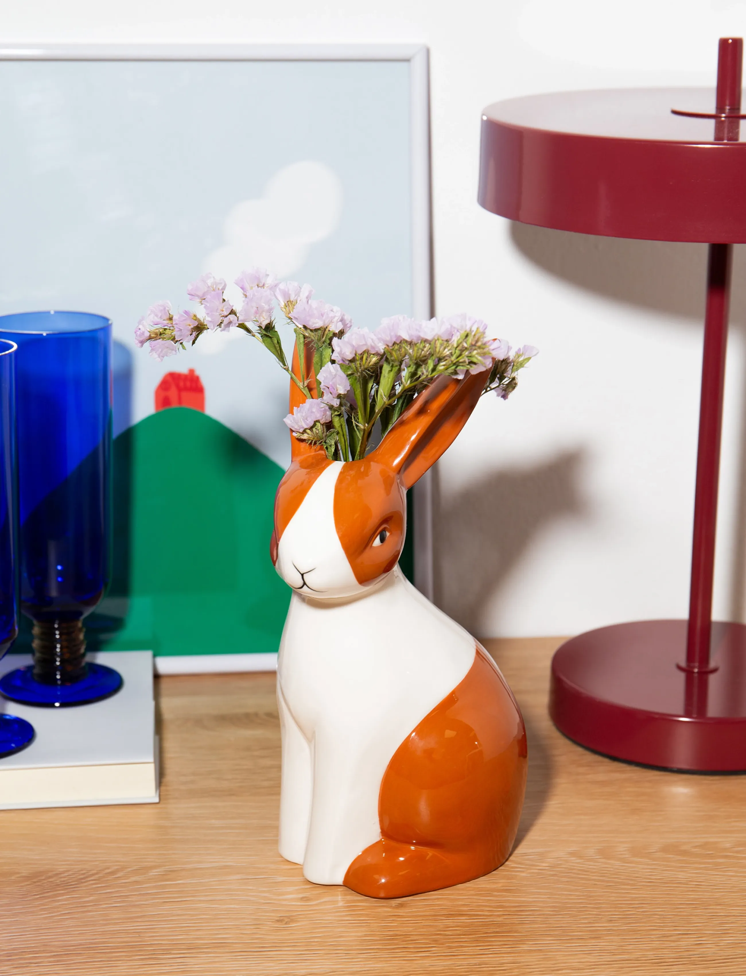 DOIY - Vase - Forest - Bunny - vasen - grey - 4