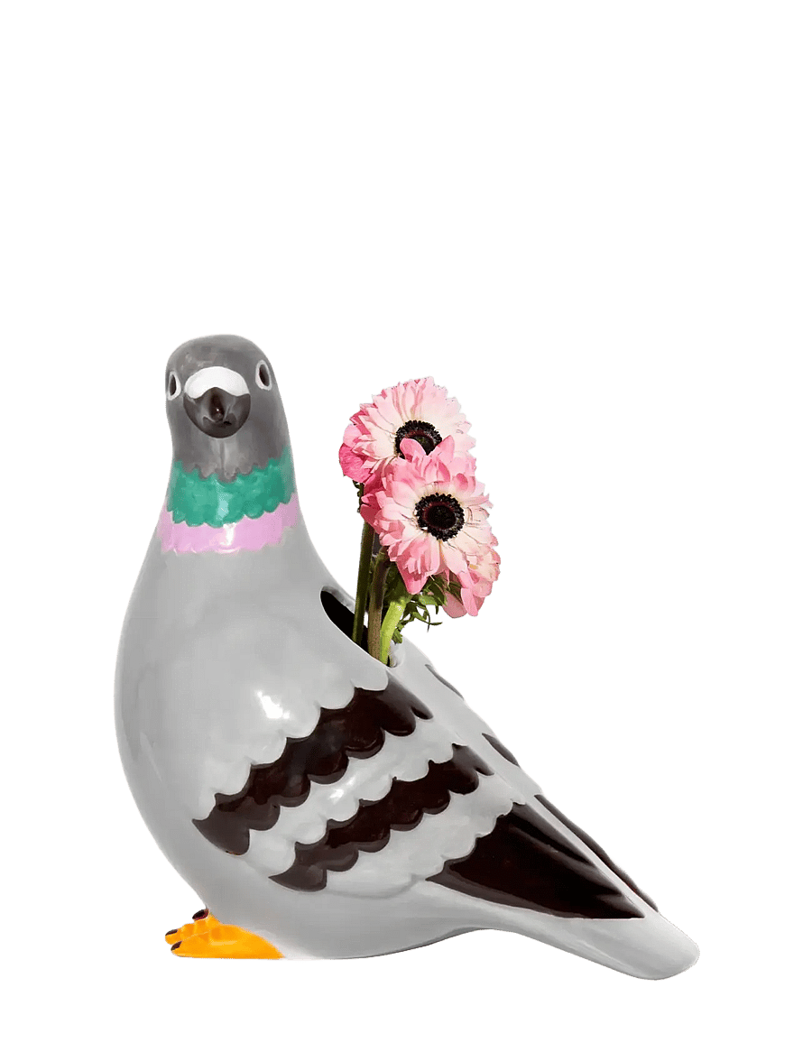 DOIY - Vase - Pigeon - vaasid - grey - 2