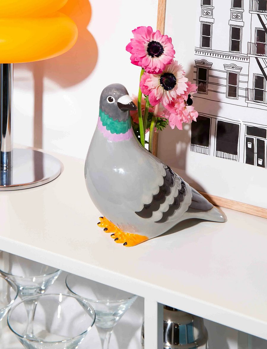 DOIY - Vase - Pigeon - vaasid - grey - 5