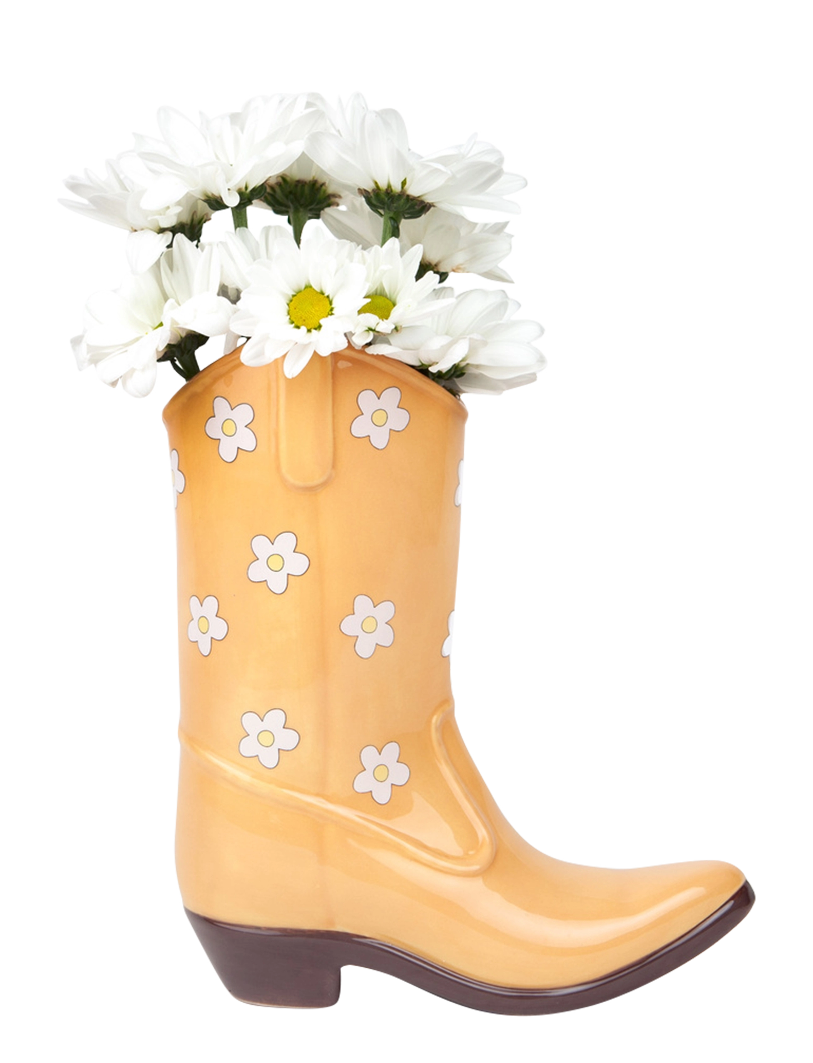 DOIY Vase Rodeo Cowboy Boot, Vases, Gul, Str: H:23CM