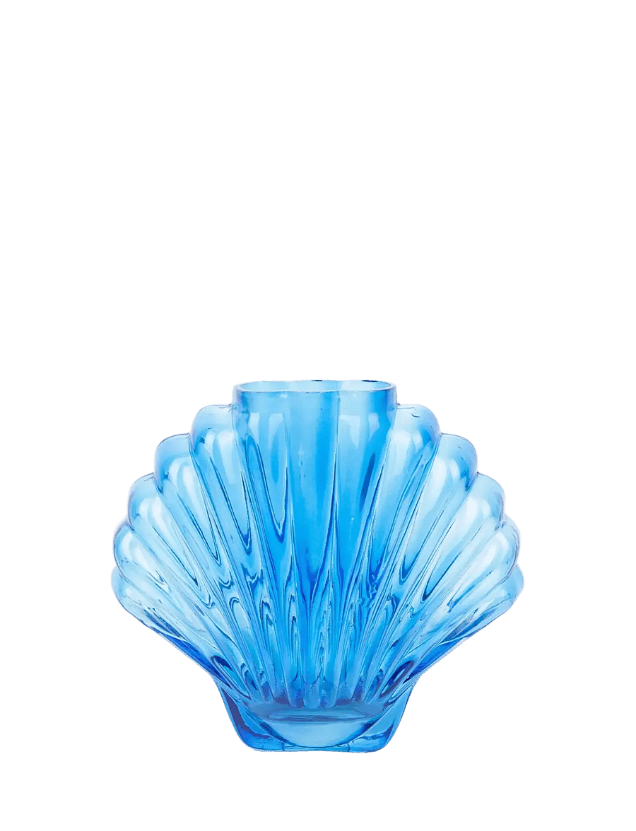 DOIY - Vase, Shell - vasen - blue - 2