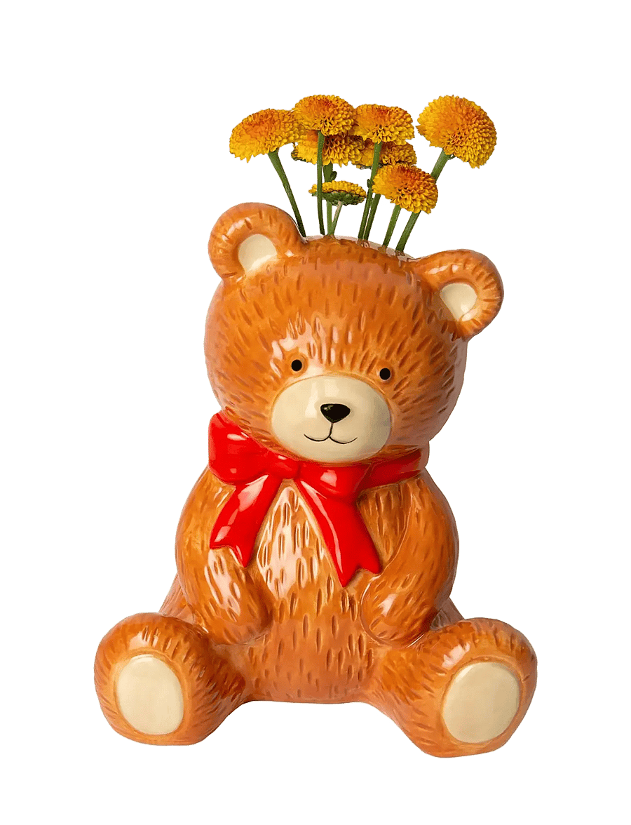 DOIY - Vase - Teddy - vaasid - brown - 1