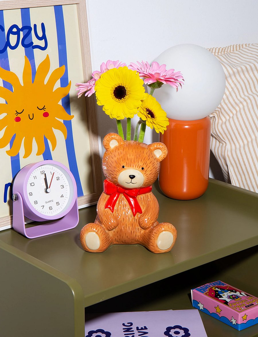 DOIY - Vase - Teddy - vaasid - brown - 0