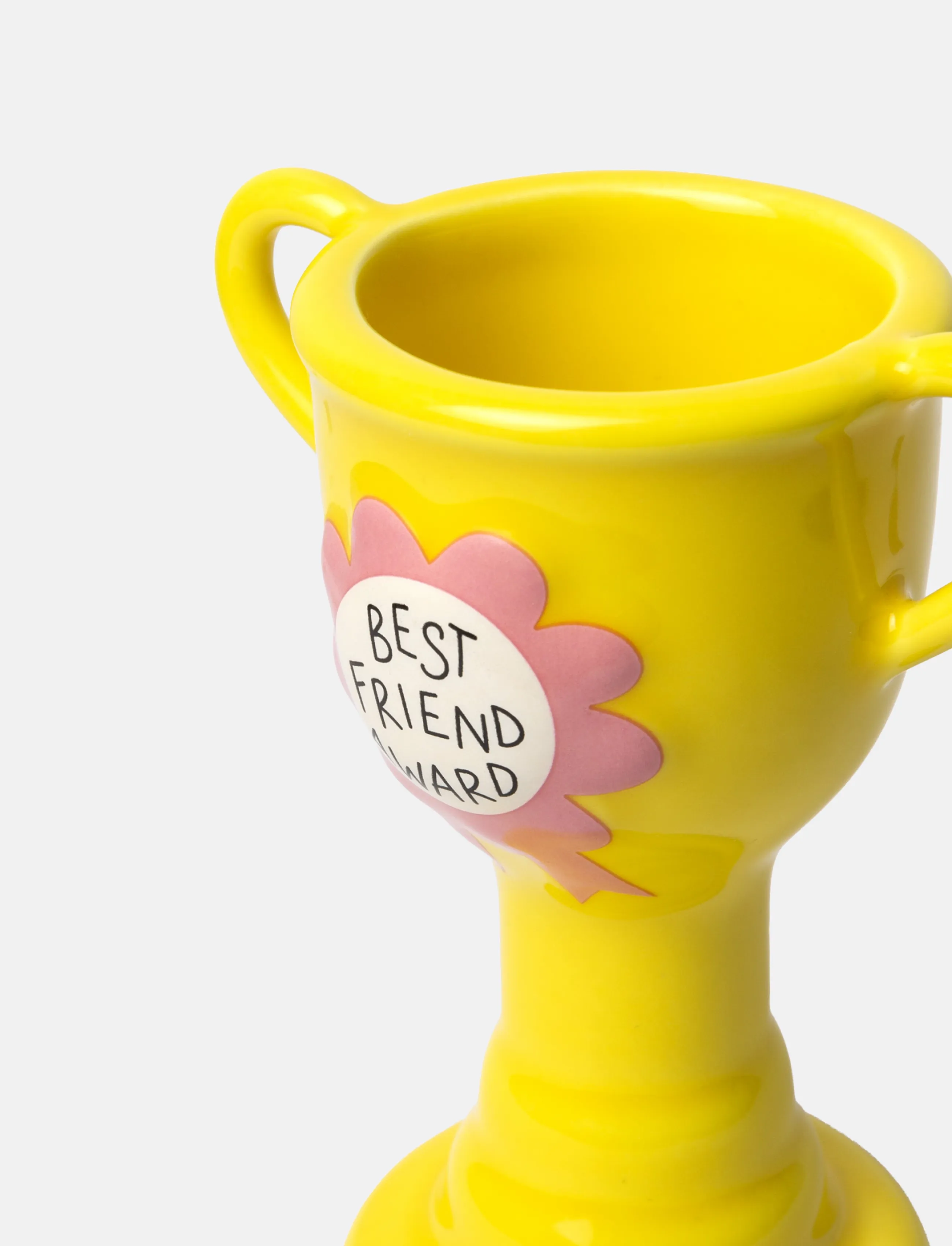 DOIY - Vase – Trofé – Pris för bästa vän - yellow - 4