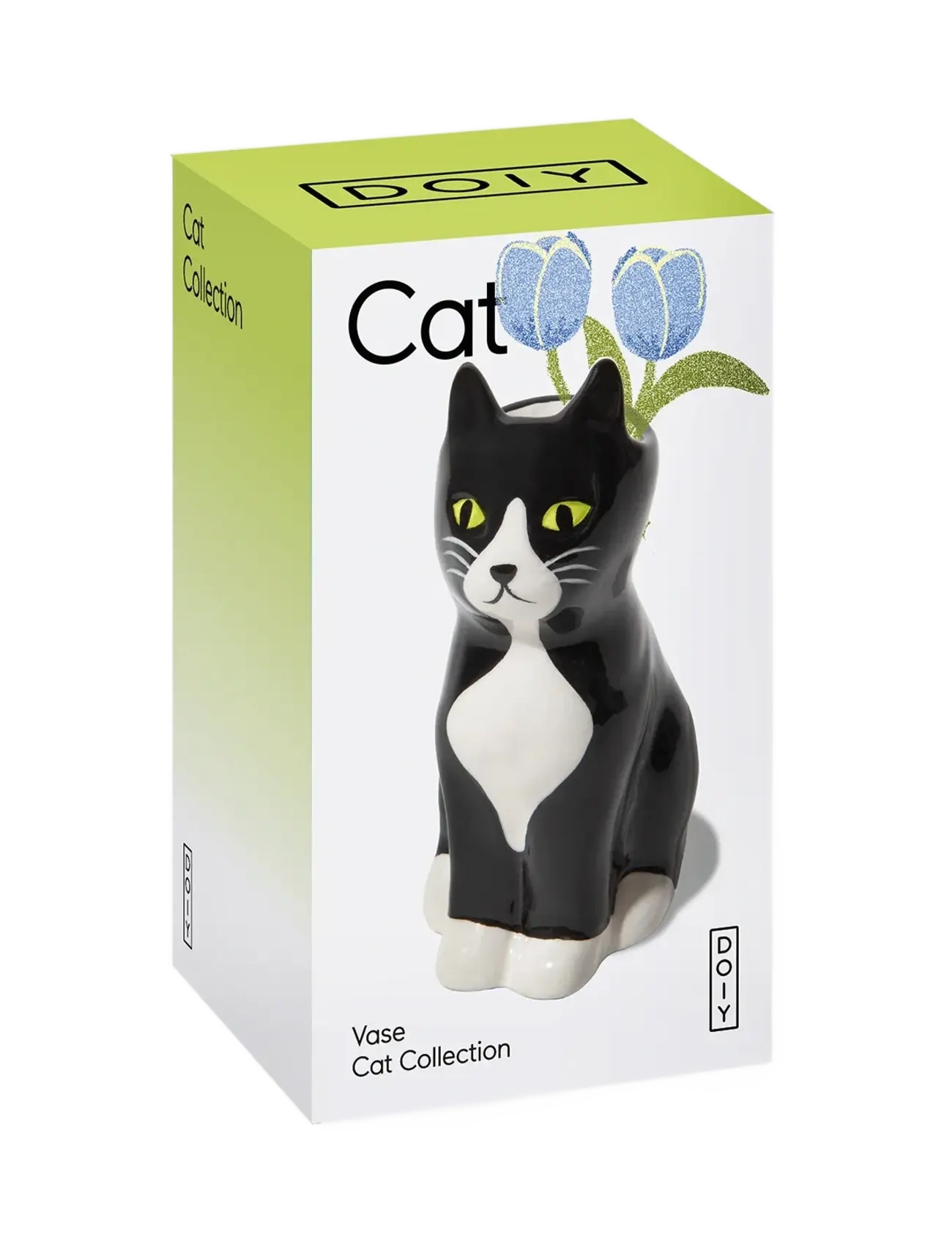 DOIY - Vase - Cat - vaasid - black - 4