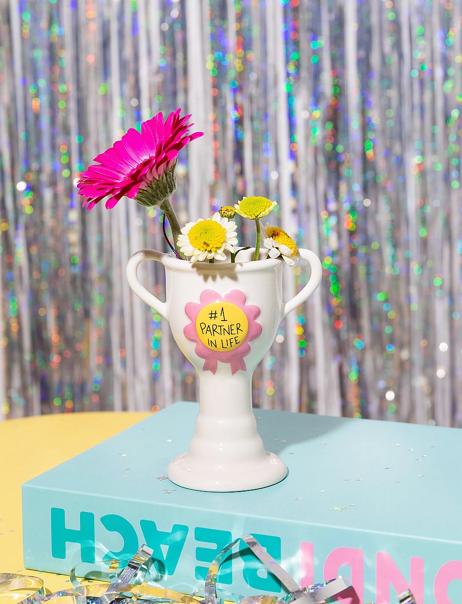 DOIY - Vase - Trophy - #1 Partner in life - vaasid - white - 0
