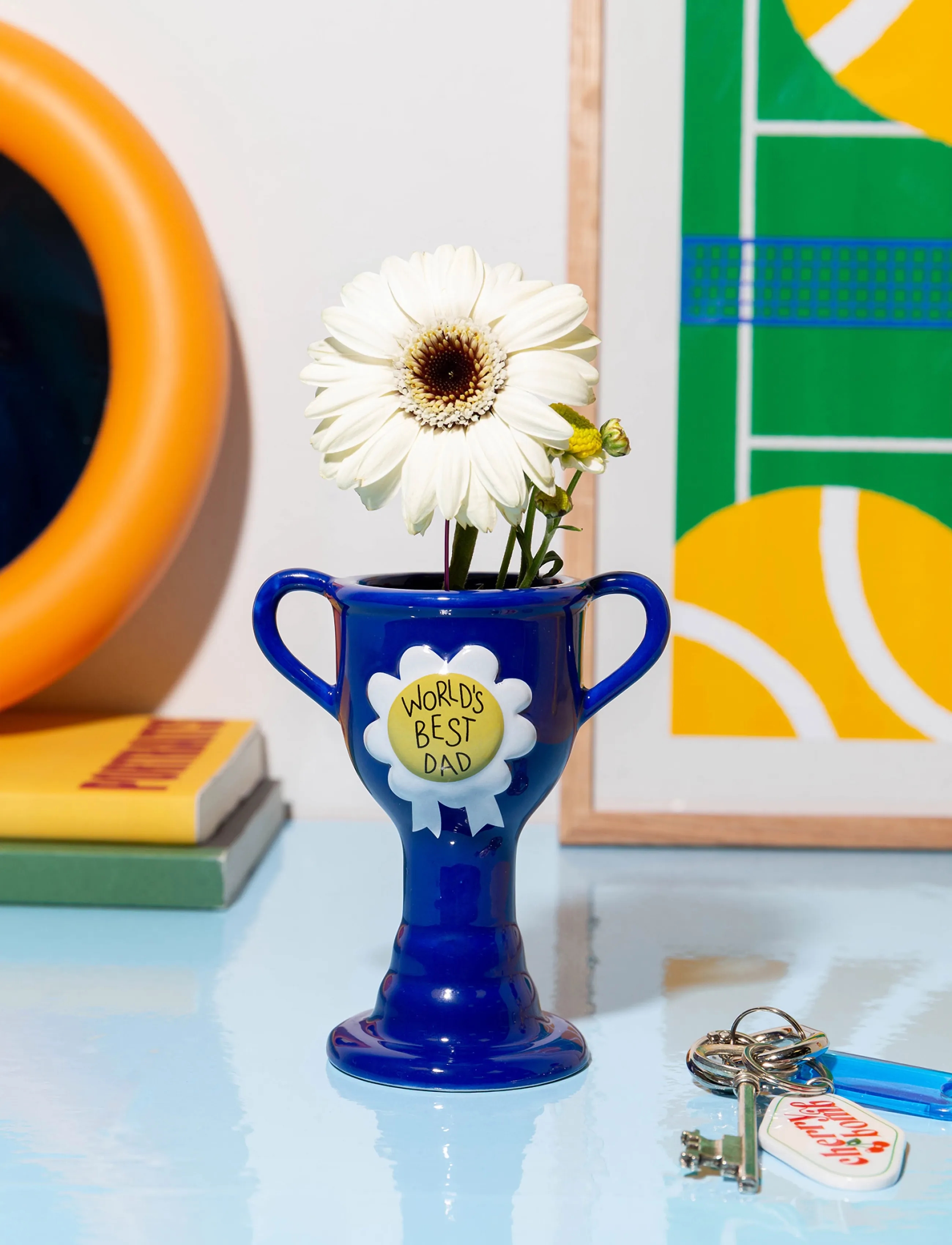 DOIY - Vase – Trofé – Världens bästa pappa - blue - 4