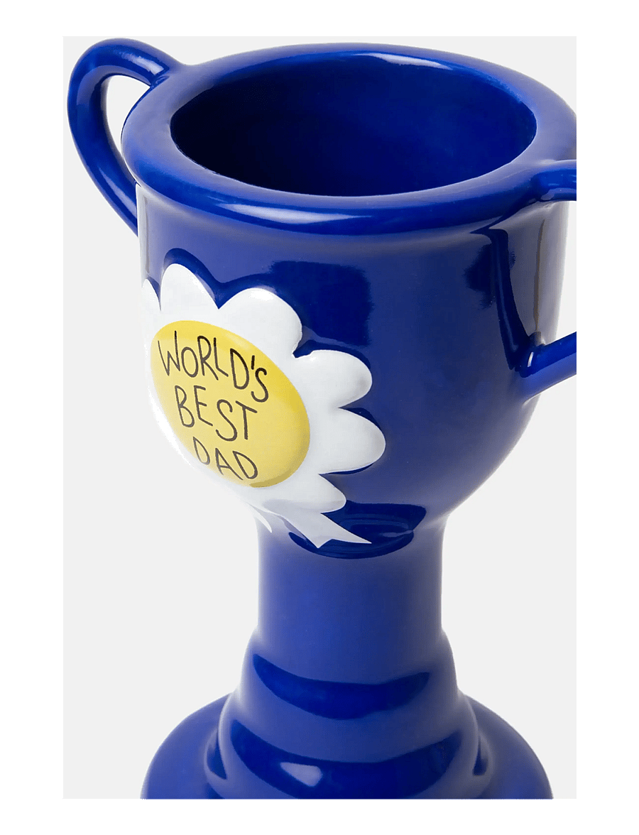 DOIY - Vase - Trophy - World's best dad - blue - 3