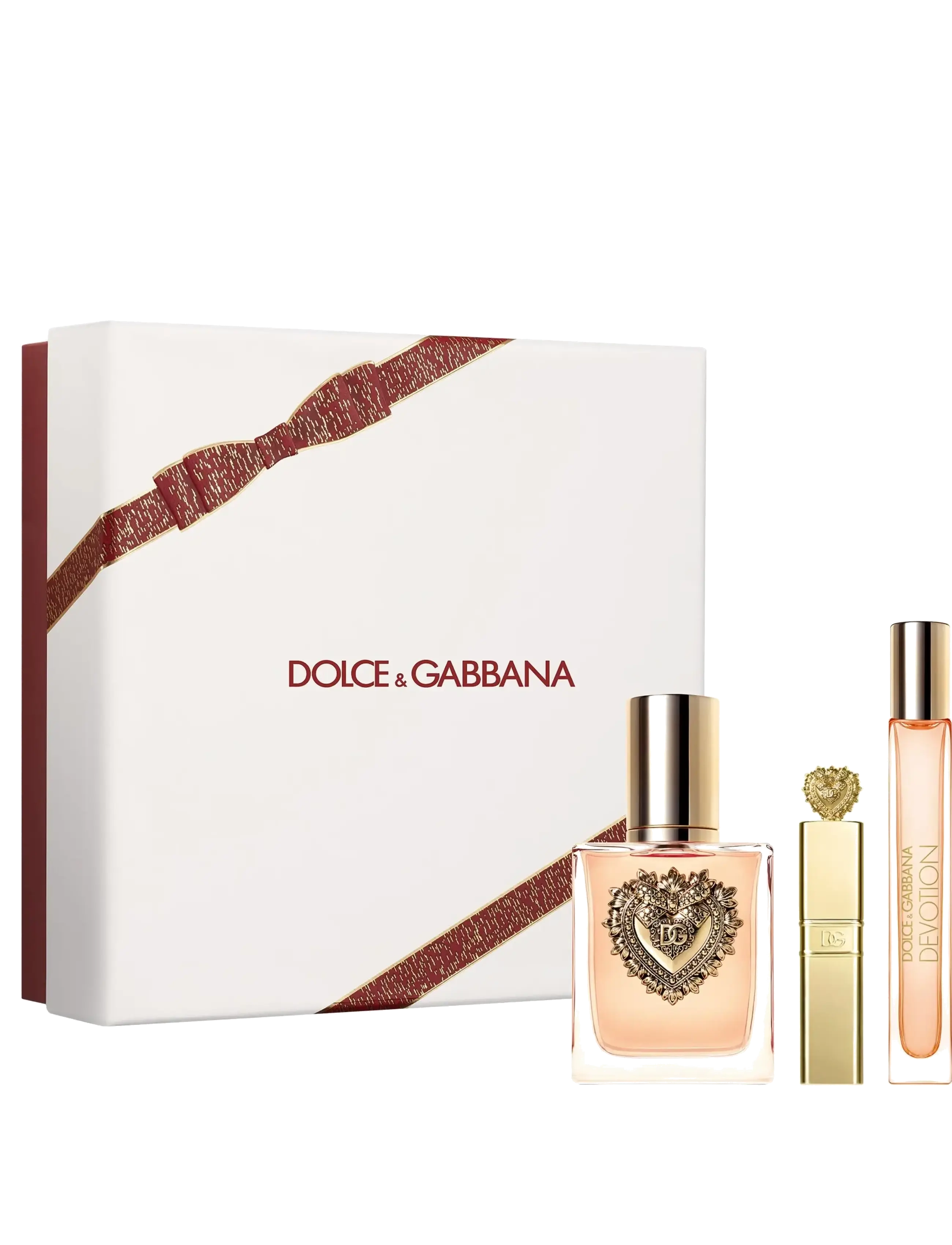Dolce&Gabbana Gift Set Devotion EdP 50 ml + Devotion Mini Volume Mascara 3 ml + EdP 10 ml - Tuoksusetit - CLEAR / undefined