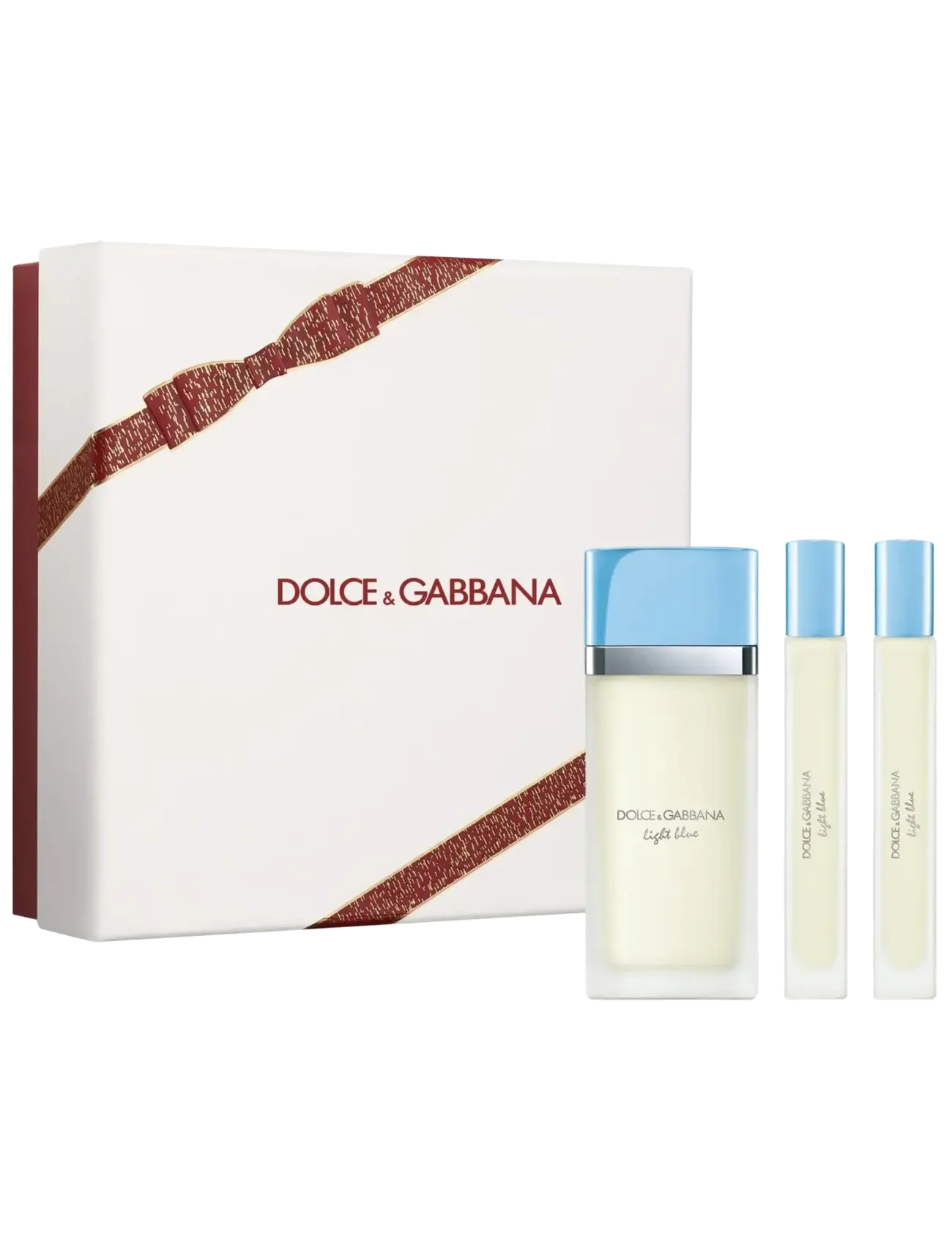 Dolce&Gabbana Gift Set Light Blue EdT + EdT + EdT - Tuoksusetit - CLEAR / undefined