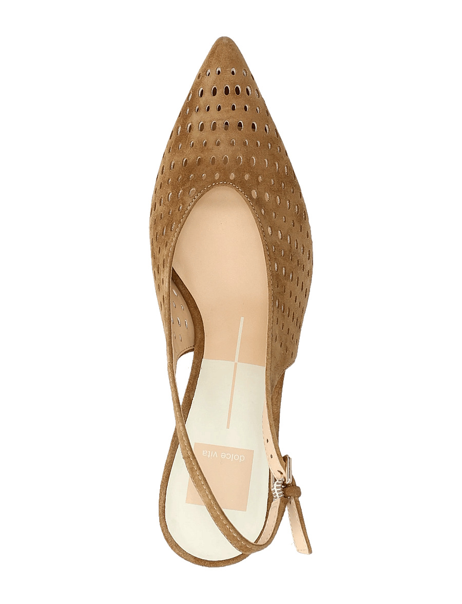 Dolce Vita - Alenna Perf - högklackade slingbacks - lt brown - 3