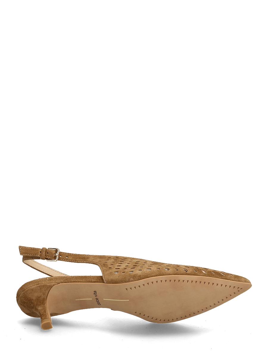 Dolce Vita - Alenna Perf - högklackade slingbacks - lt brown - 4