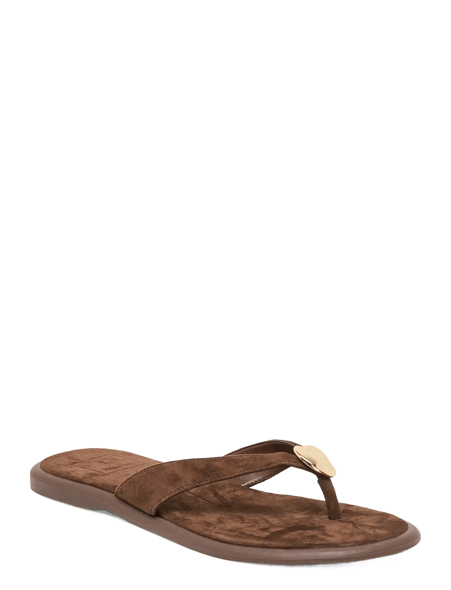 Dolce Vita - Jaina - platta sandaler - dk brown - 0