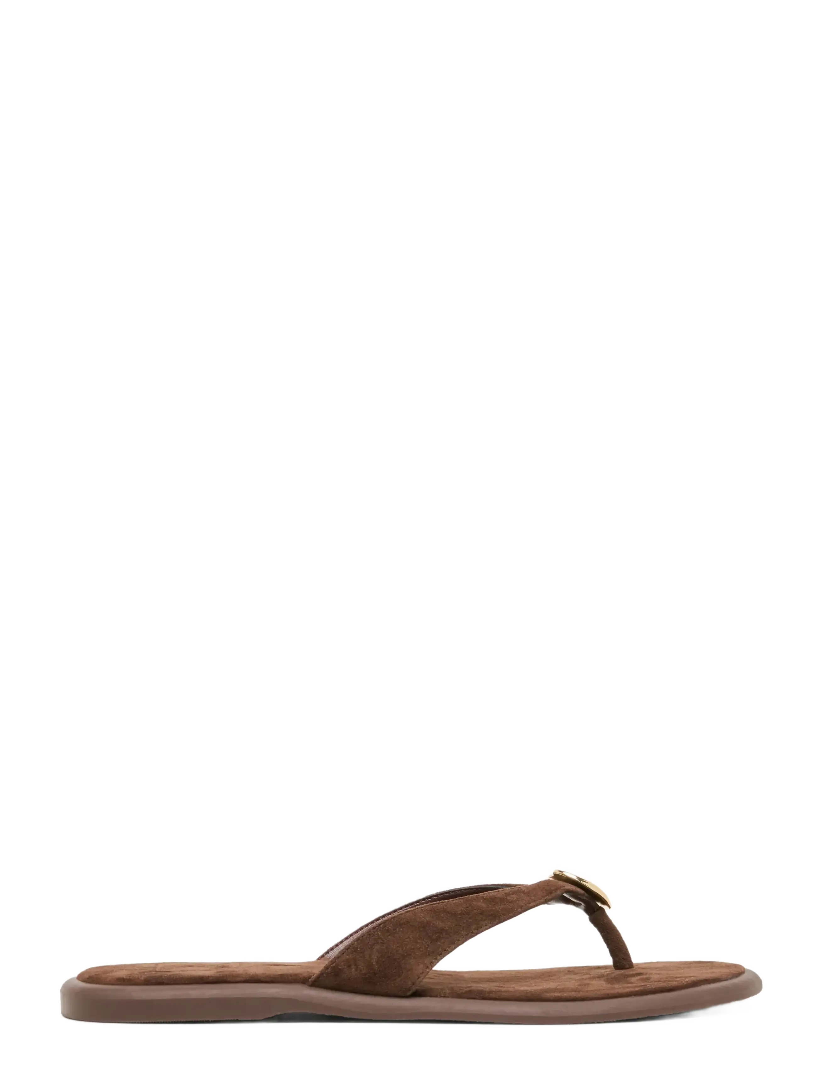 Dolce Vita - Jaina - platta sandaler - dk brown - 1