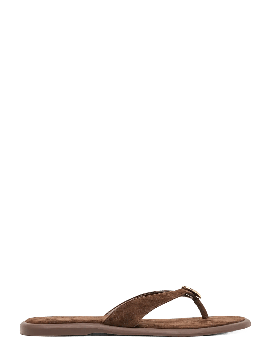Dolce Vita - Jaina - platta sandaler - dk brown - 1