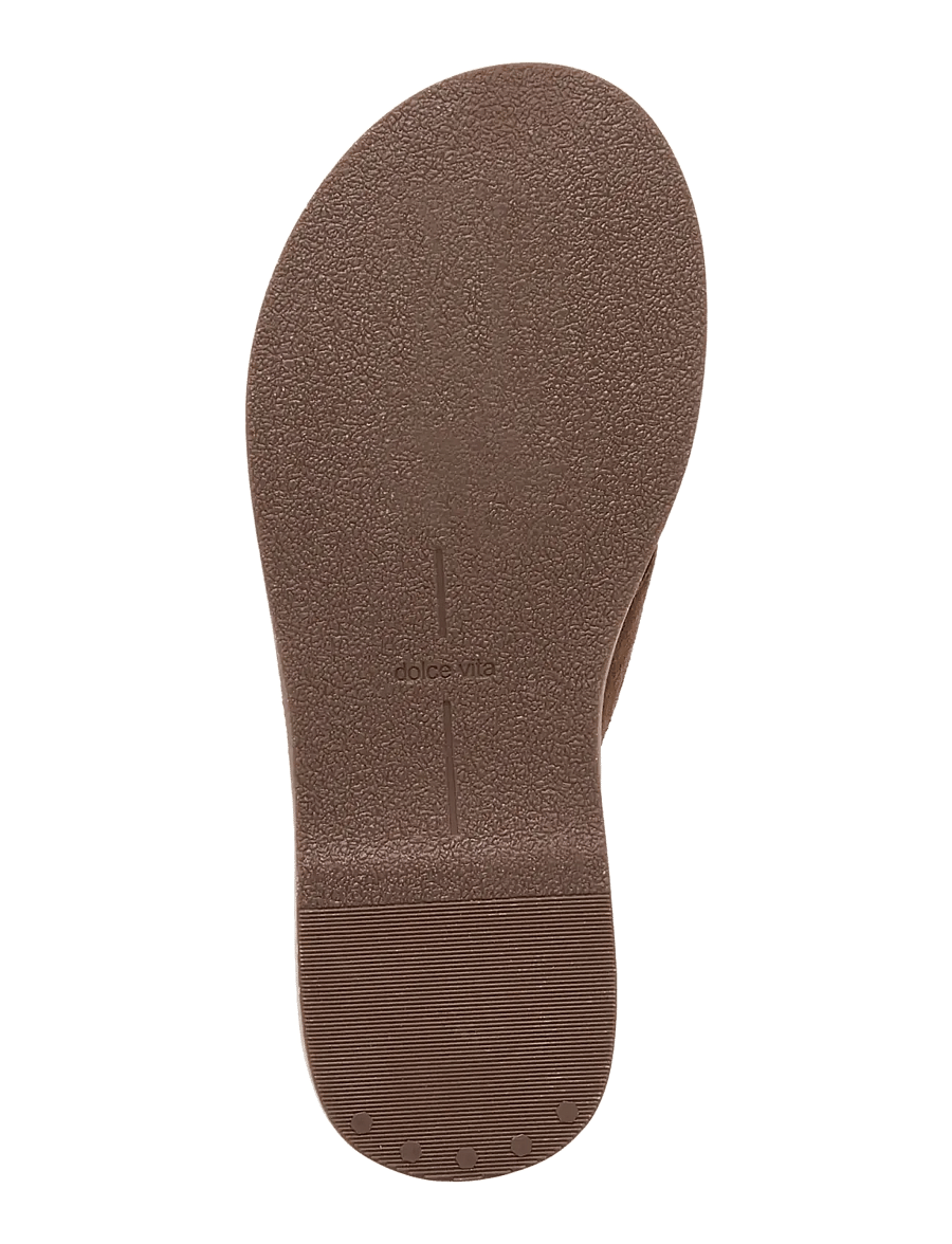 Dolce Vita - Jaina - platta sandaler - dk brown - 4
