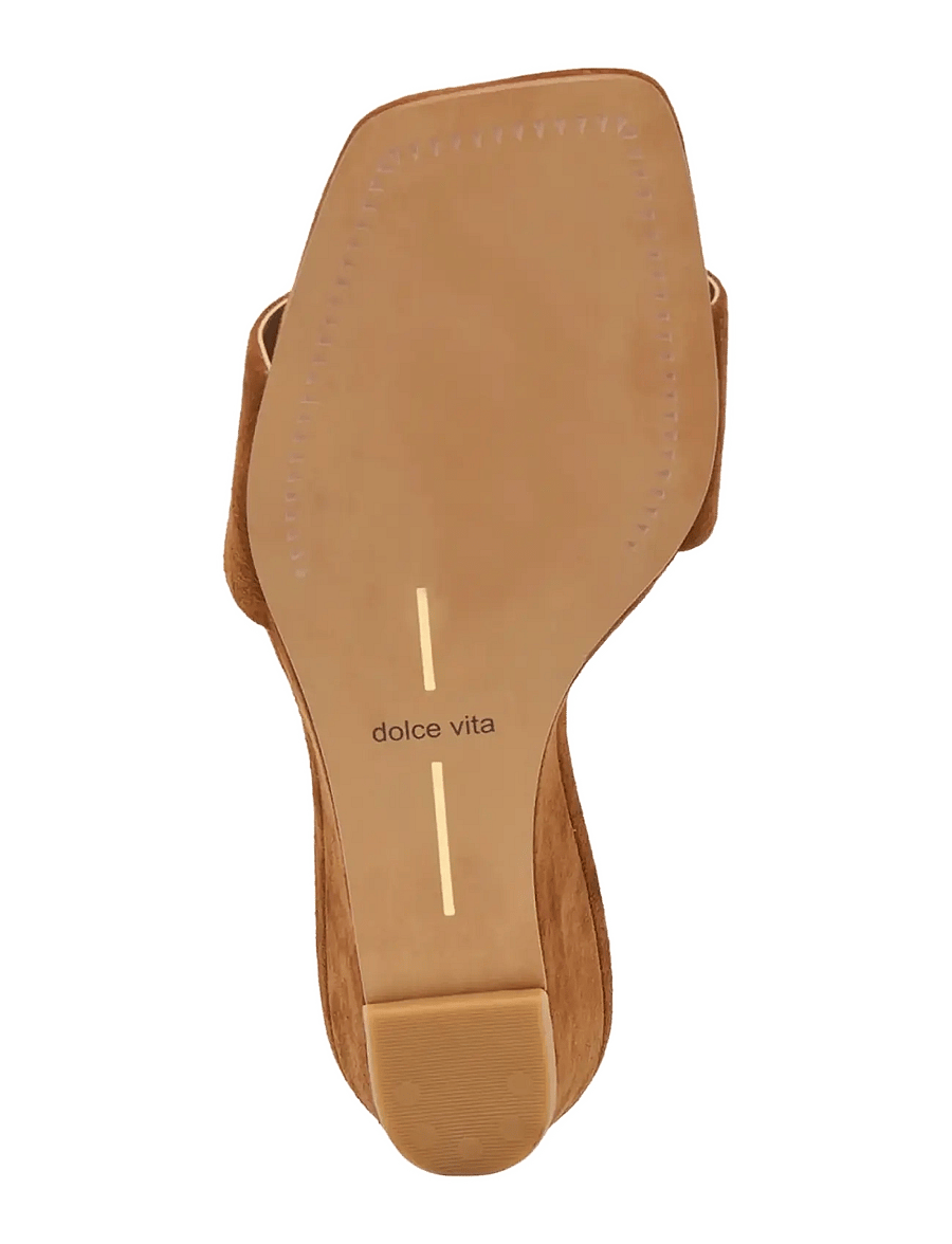 Dolce Vita - Qaily - mules med klack - camel - 4