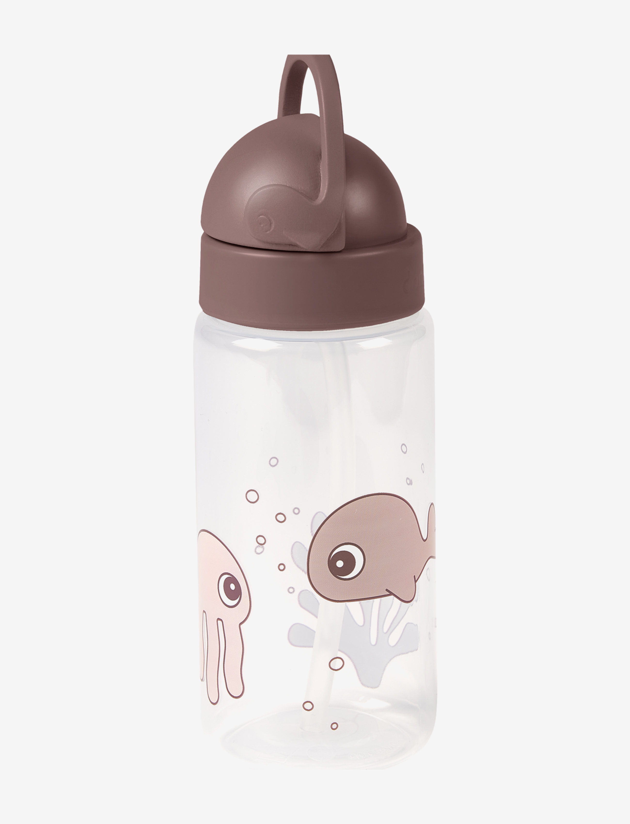 Done by Deer Straw Bottle Sea Friends Powder, One Size, Purple, Hjem > Måltidstid, Børn