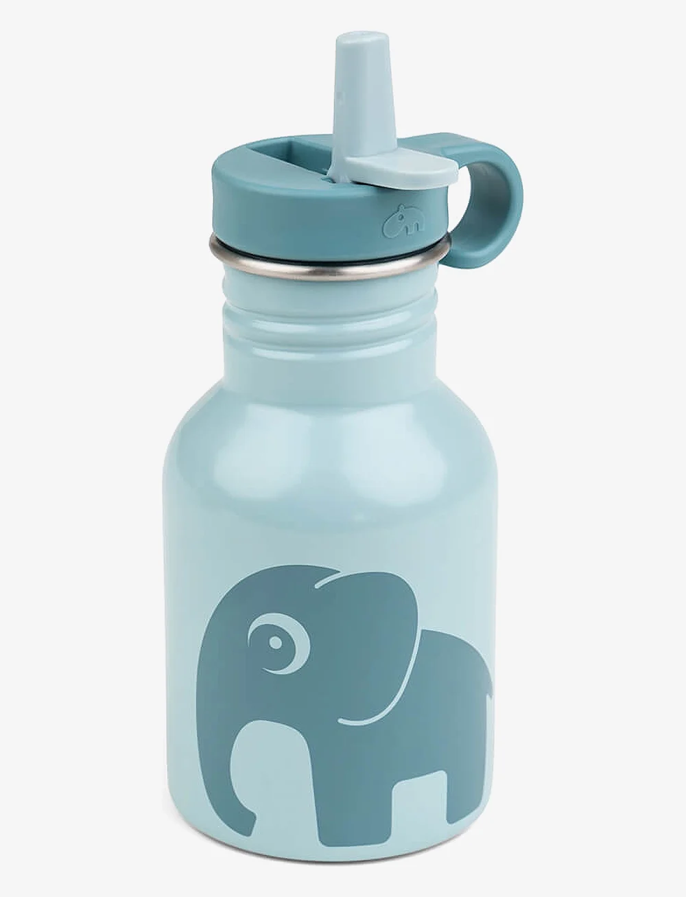 Done by Deer - Metal bottle Elphee Blue 350 ml - biberons - blue - 0