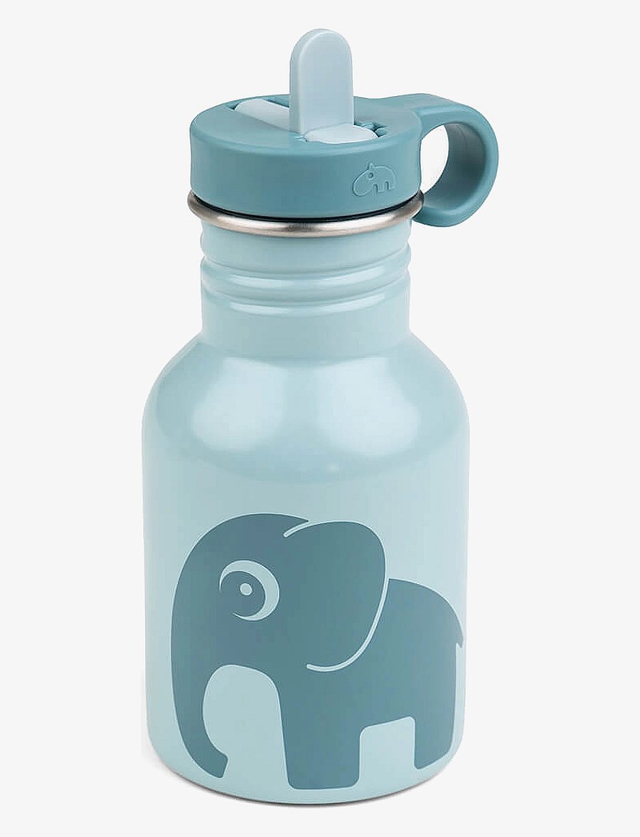 Done by Deer - Metal bottle Elphee Blue 350 ml - biberons - blue - 1