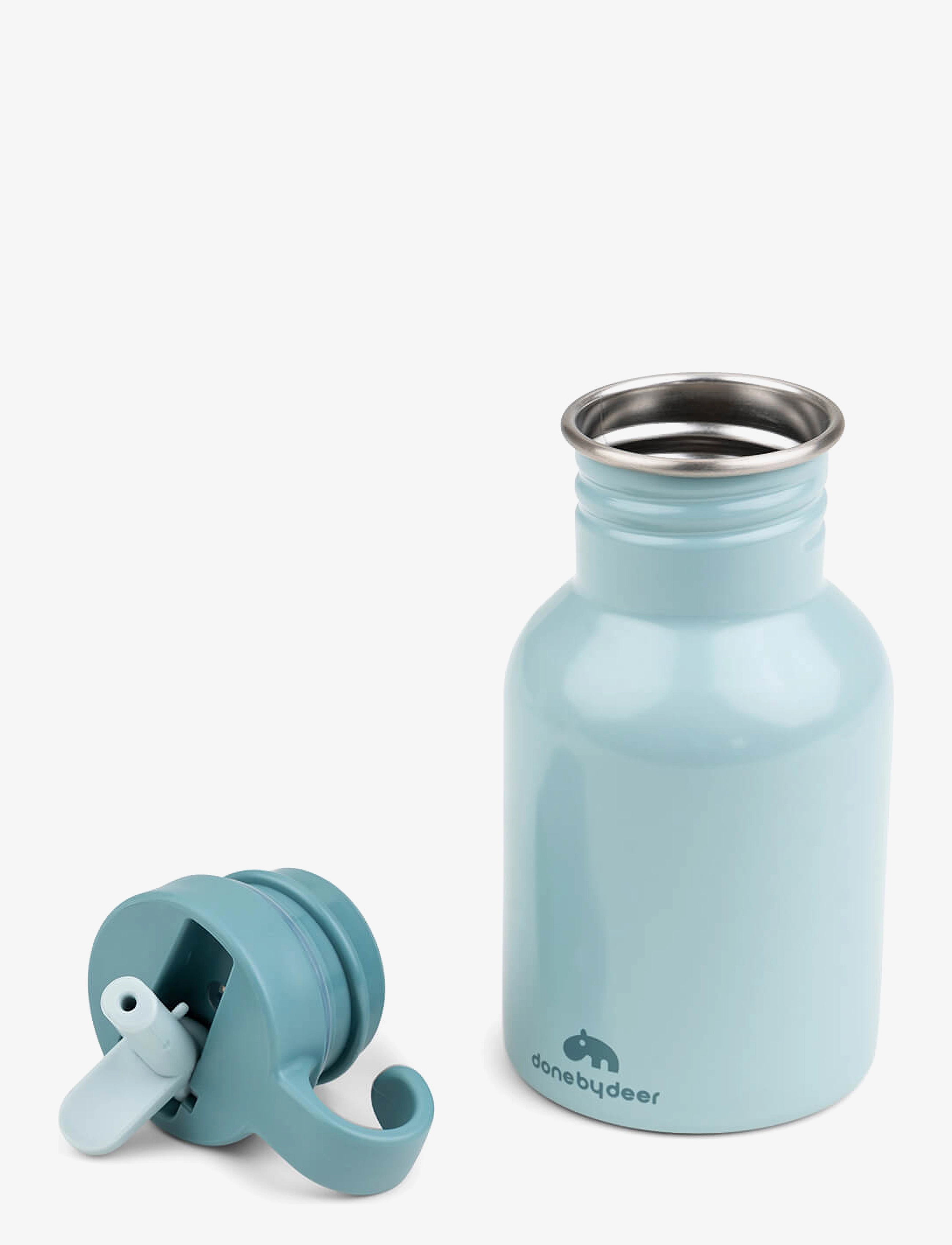 Done by Deer - Metal bottle Elphee Blue 350 ml - nappflaskor - blue - 2