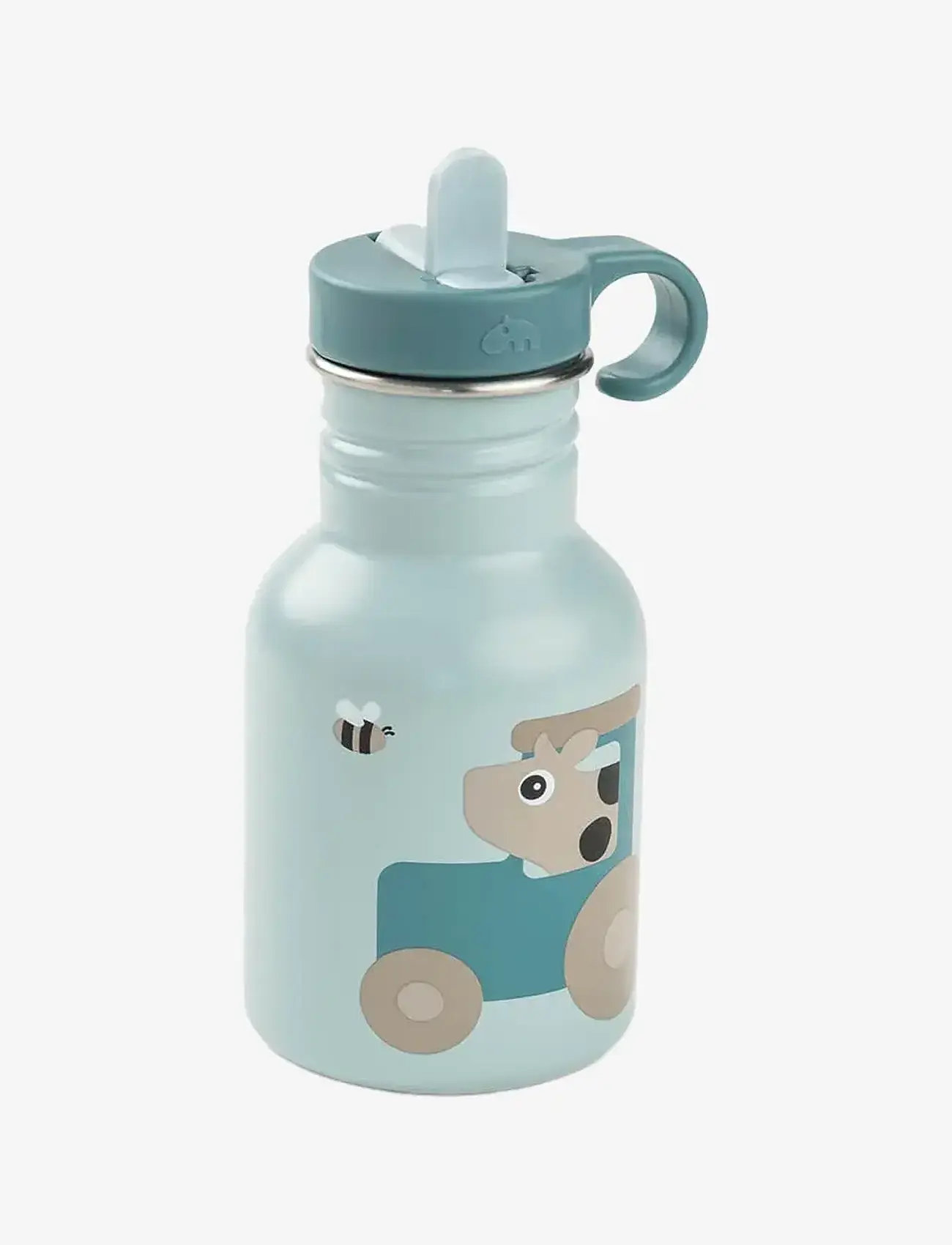 Done by Deer - Metal bottle Tiny farm Blue 350 ml - veepudelid - blue - 1