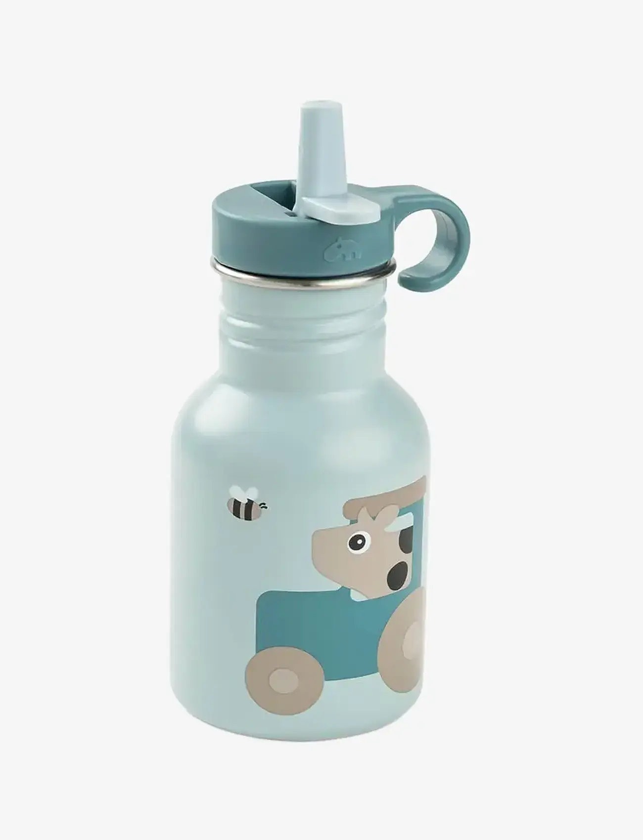 Done by Deer - Metal bottle Tiny farm Blue 350 ml - veepudelid - blue - 2