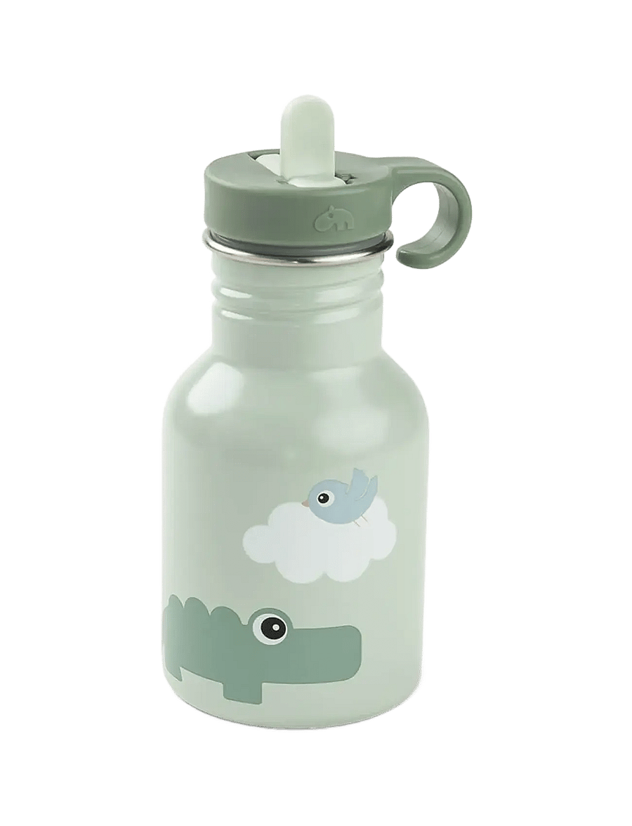 Done by Deer - Metal bottle Playground Green 350 ml - wasserflaschen - green - 1