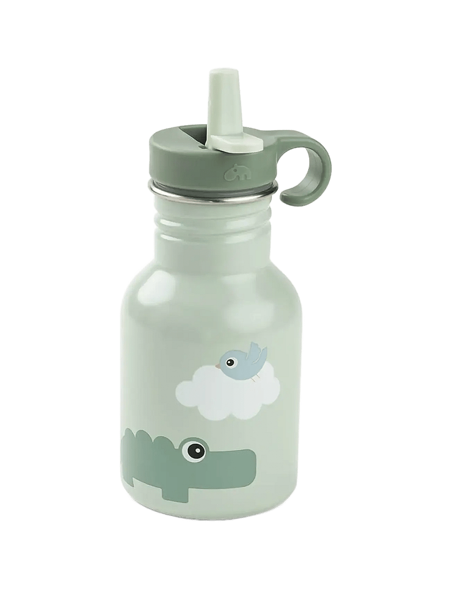 Done by Deer - Metal bottle Playground Green 350 ml - wasserflaschen - green - 2