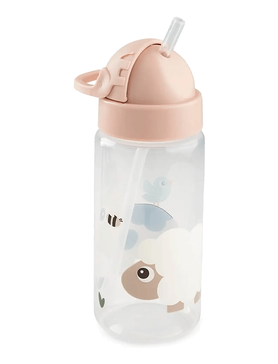 Done by Deer - Straw bottle Tiny farm Powder 350 ml - wasserflaschen - powder - 2