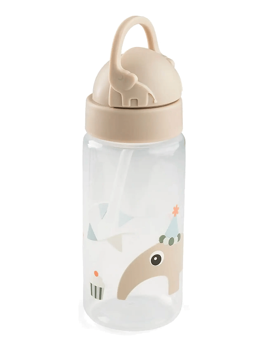 Done by Deer - Straw bottle Celebration Sand 350 ml - wasserflaschen - sand - 1
