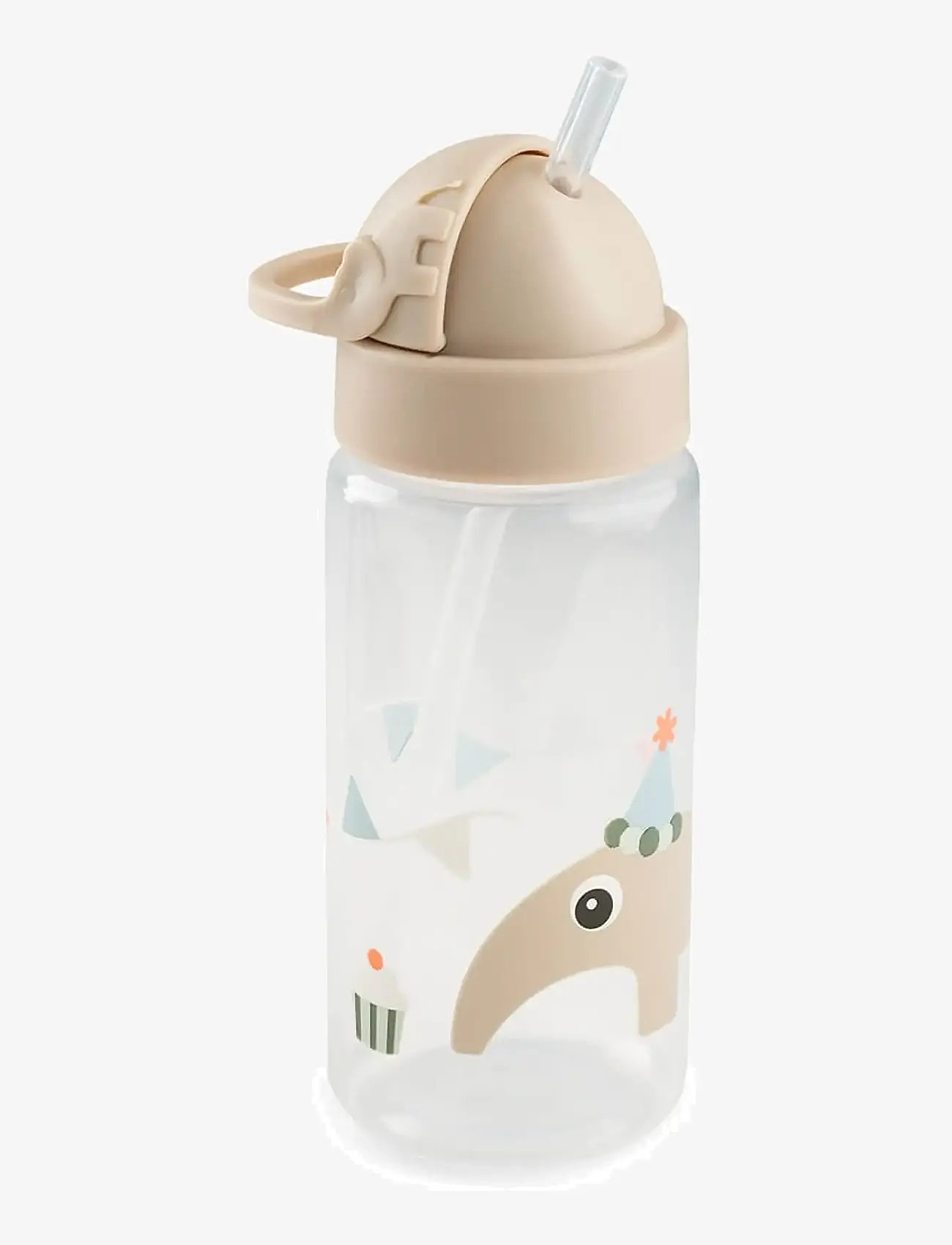 Done by Deer - Straw bottle Celebration Sand 350 ml - vattenflaskor - sand - 2