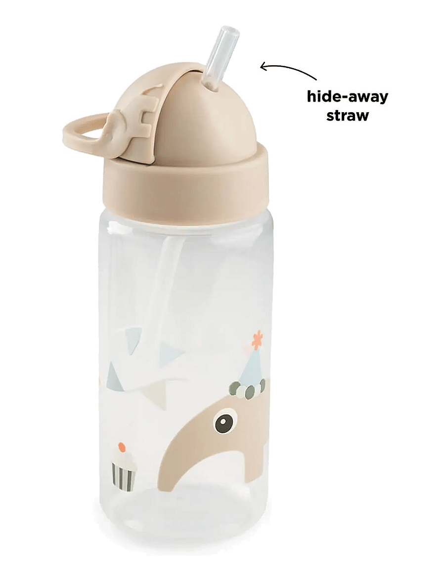 Done by Deer - Straw bottle Celebration Sand 350 ml - wasserflaschen - sand - 3