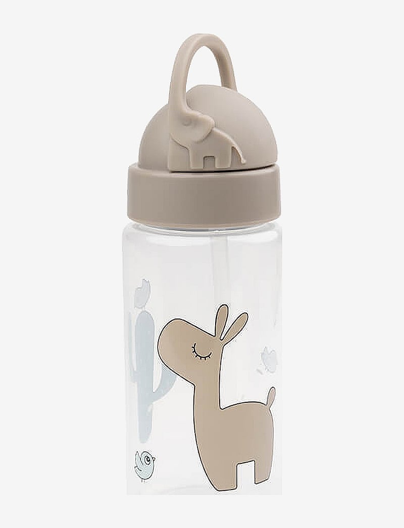 Done by Deer - Straw bottle Lalee Sand 350 ml - baby bottles - sand - 0