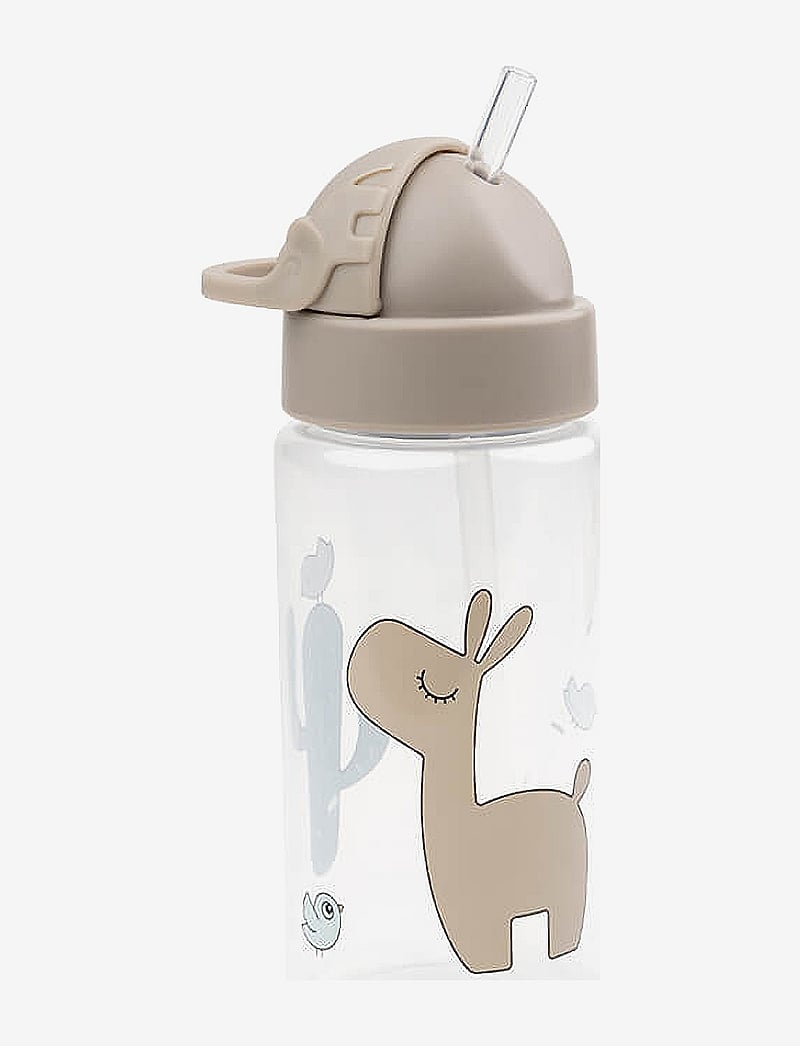 Done by Deer - Straw bottle Lalee Sand 350 ml - baby bottles - sand - 1