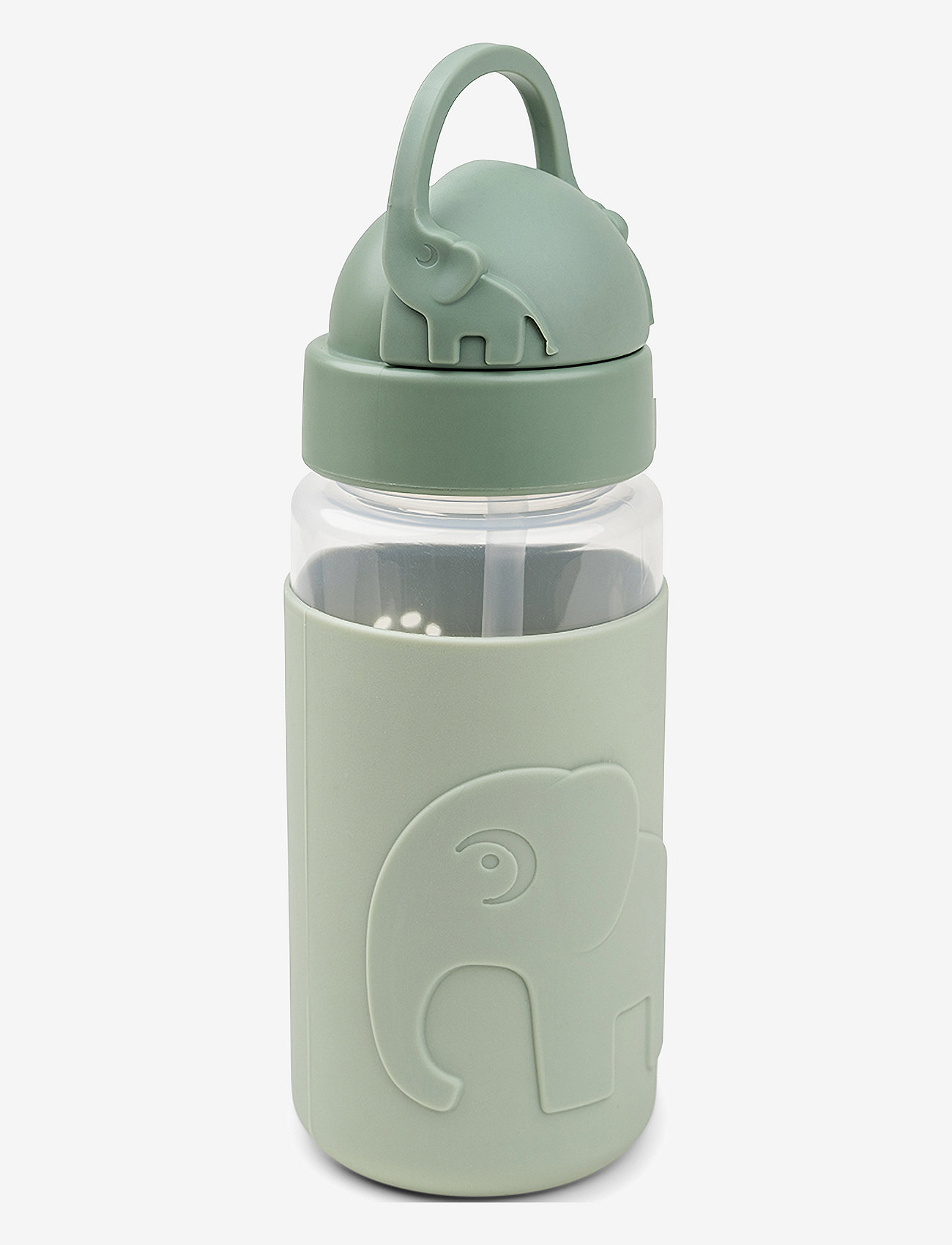 Done by Deer - Easy-grip straw bottle Elphee Green - babyflaschen - green - 0
