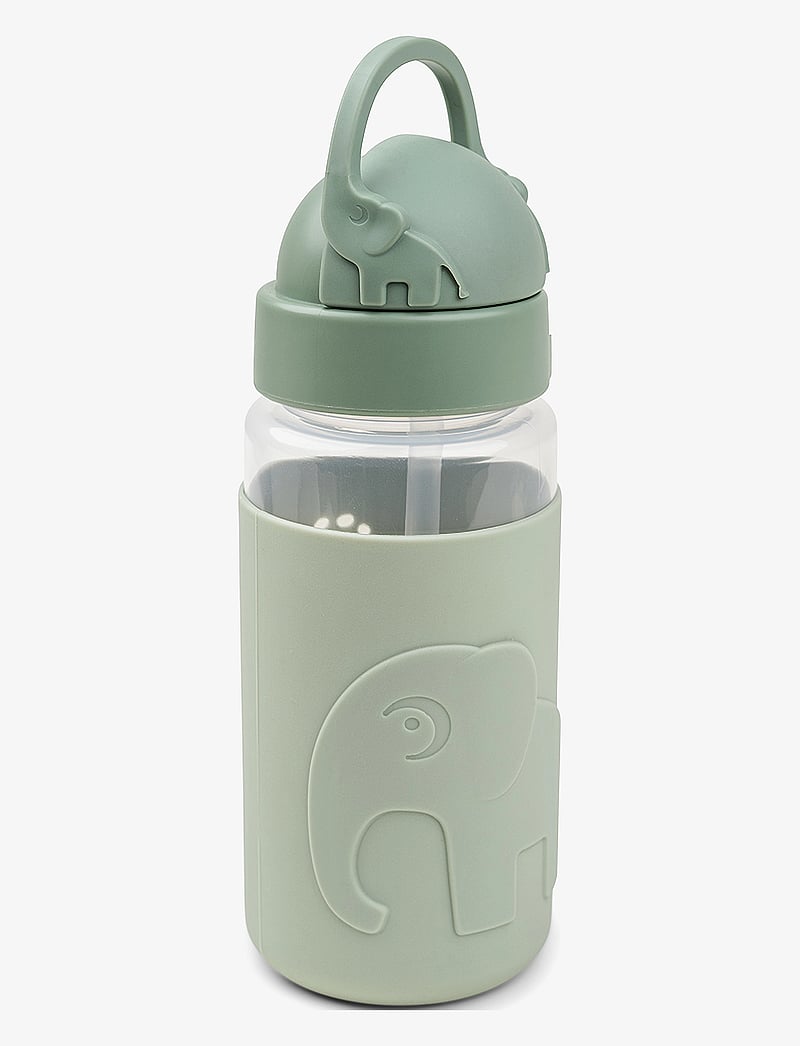 Done by Deer - Easy-grip straw bottle Elphee Green - babyflaschen - green - 0