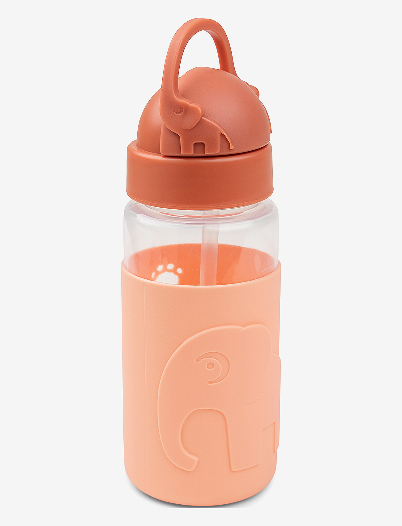 Done by Deer - Easy-grip straw bottle Elphee Papaya - papaya - 0