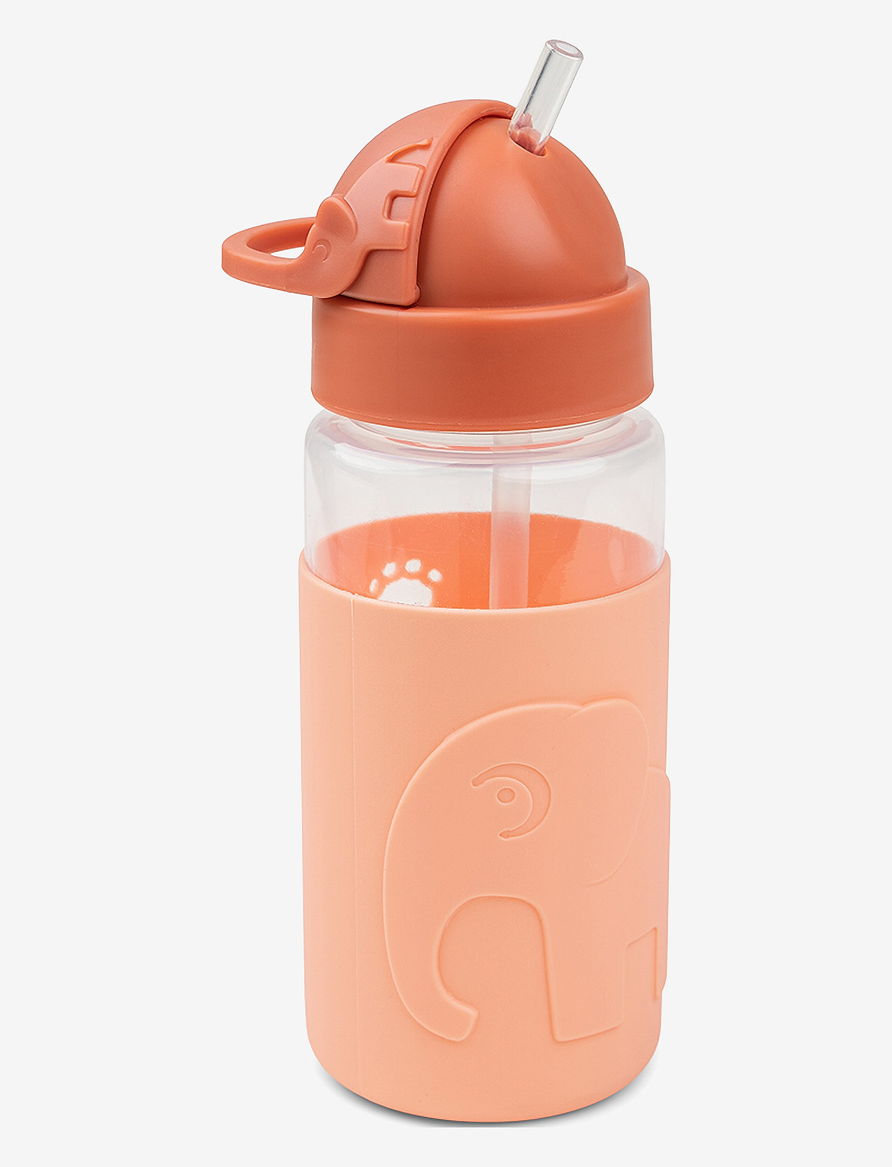 Done by Deer - Easy-grip straw bottle Elphee Papaya - papaya - 1