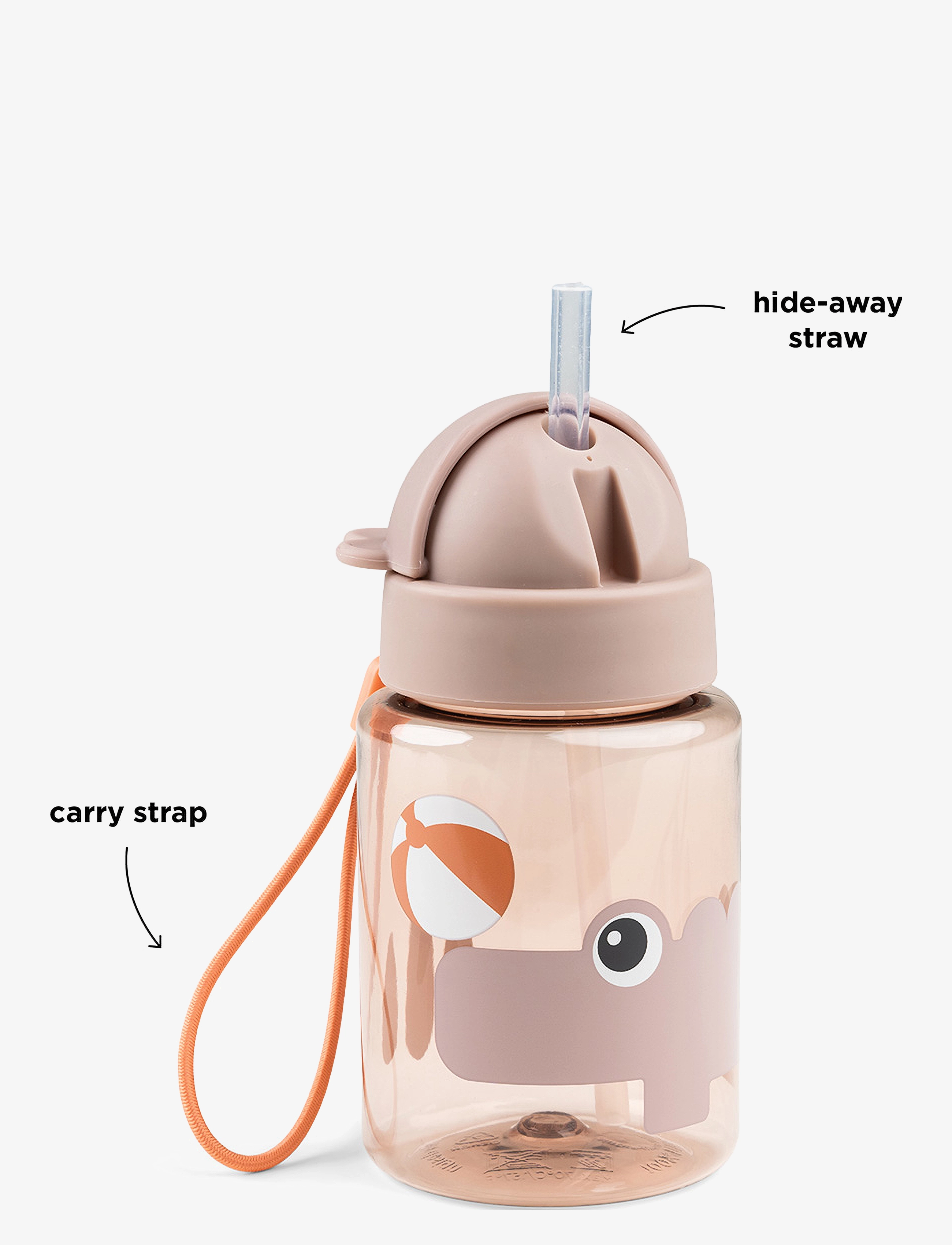 Done by Deer - Straw bottle Playground Powder 280 ml - sutteflasker - powder - 2