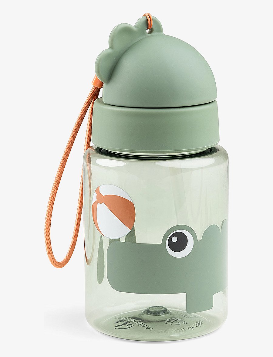 Done by Deer - Straw bottle Playground Green 280 ml - babyflaschen - green - 0