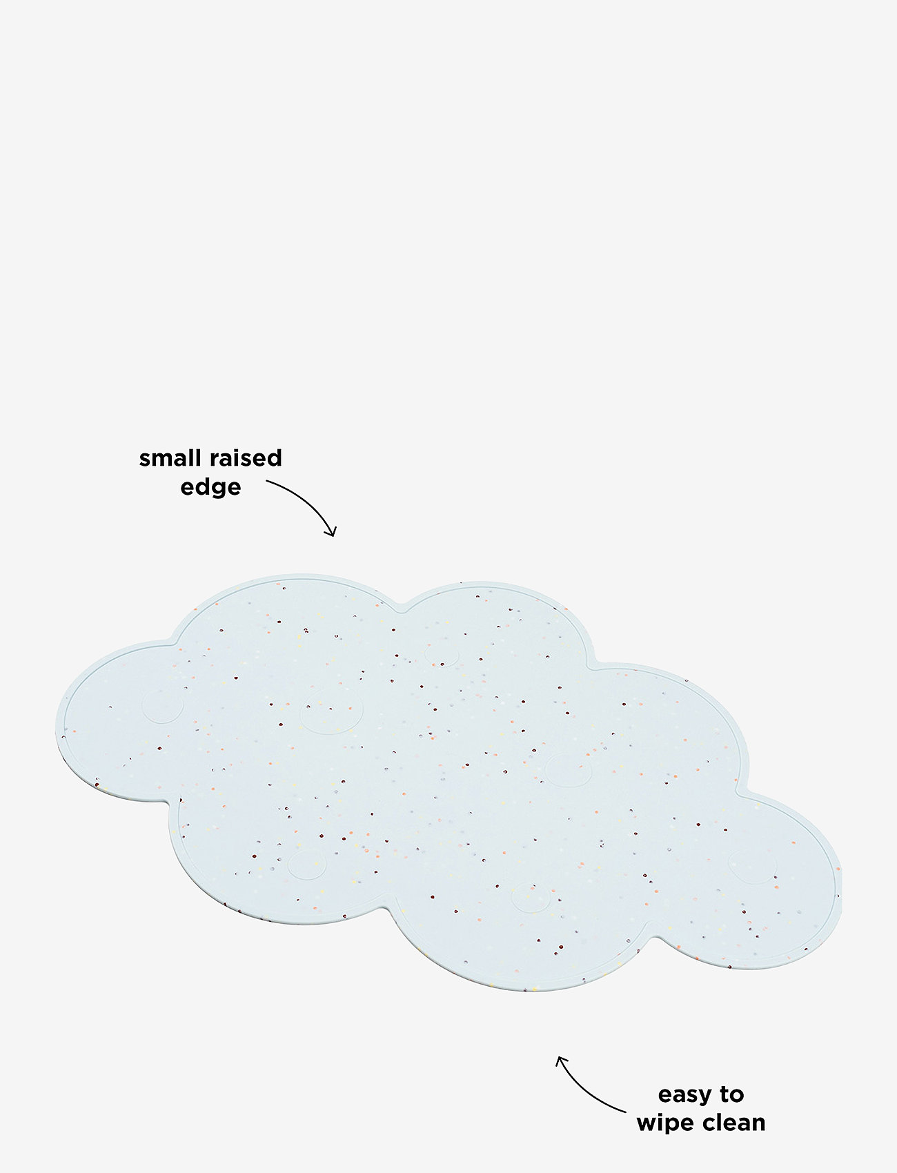 Done by Deer - Silicone placemat Confetti Blue - füttern - blue - 3